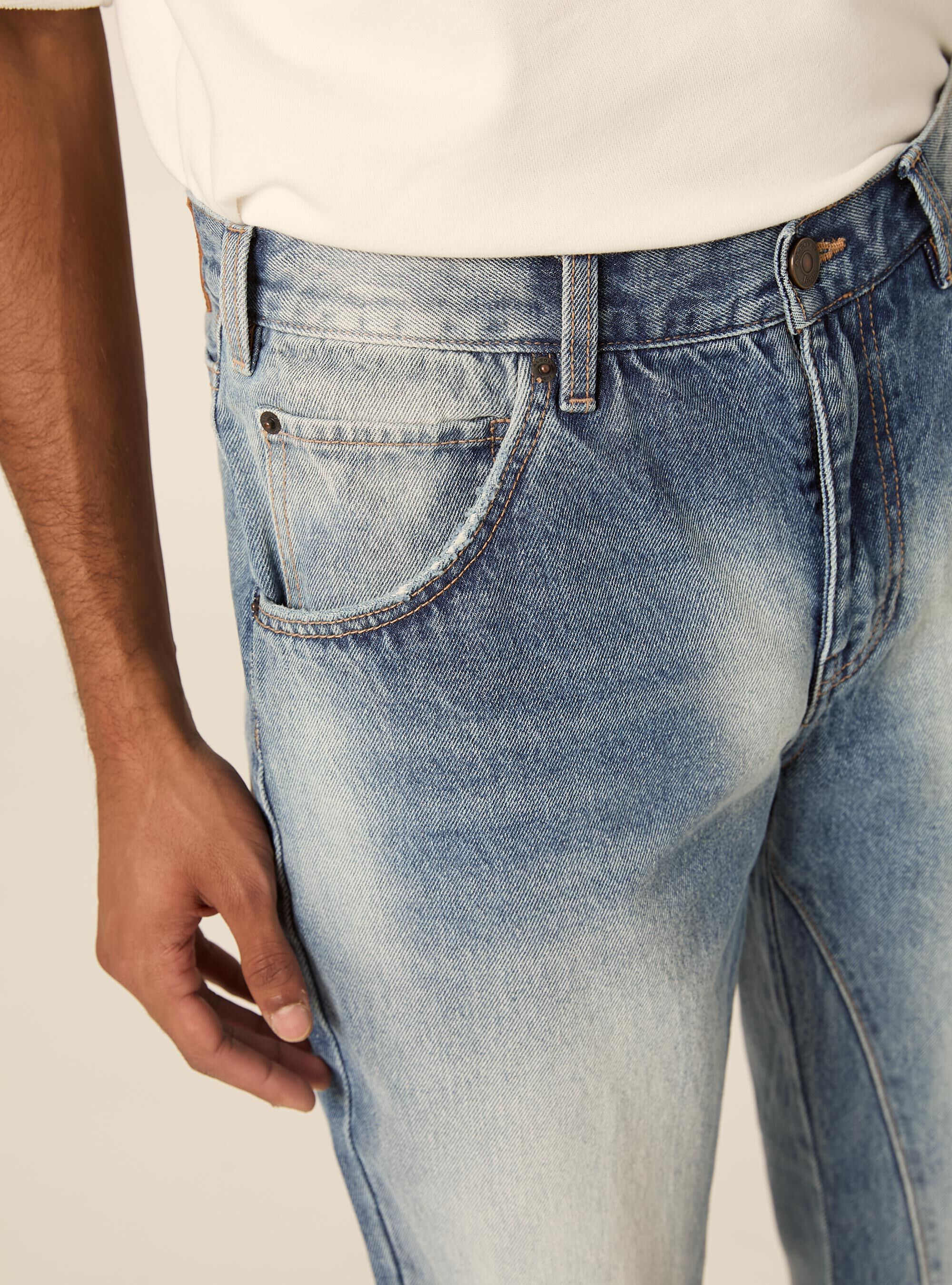 Jeans flare, D006 AZURE