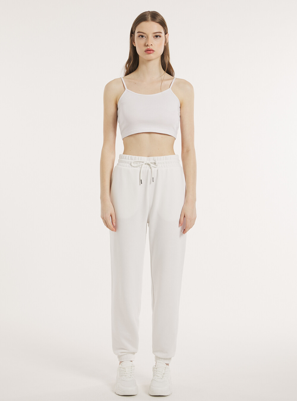 Pantaloni Freddy FREDDY Pantaloni Jogger Donna In Felpa Con Logo