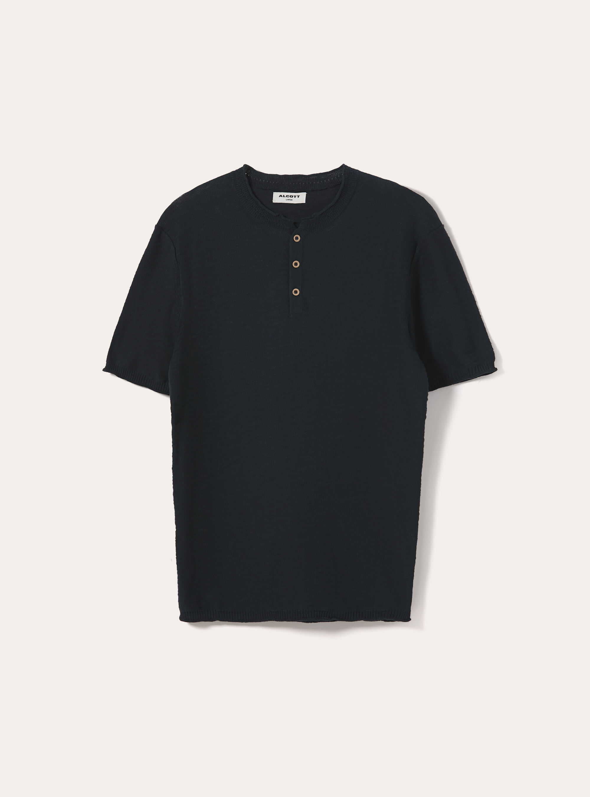 Pullover leggero con collo serafino, NAVY MEDIO