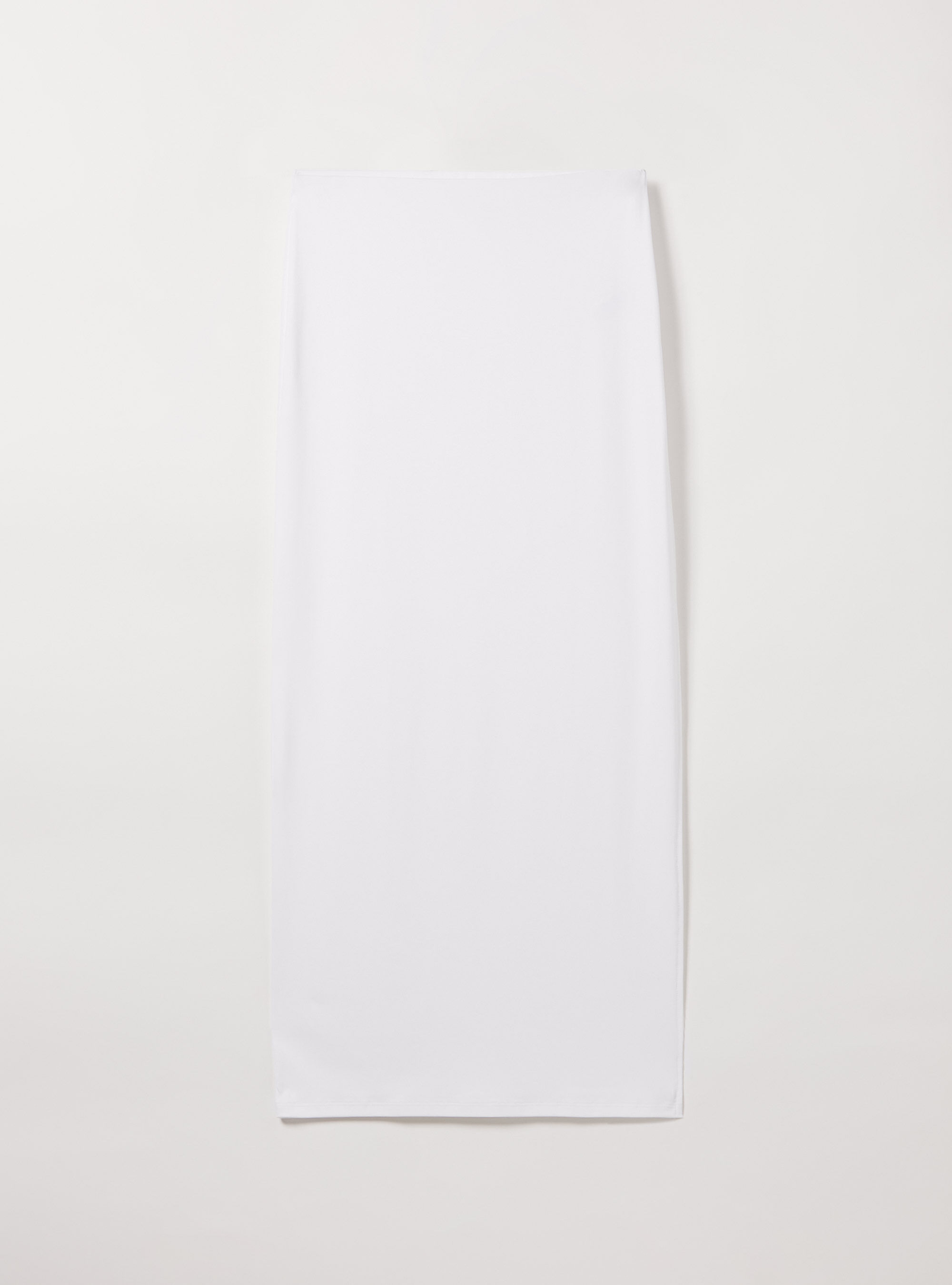 Long skirt with side slit, WH2 WHITE