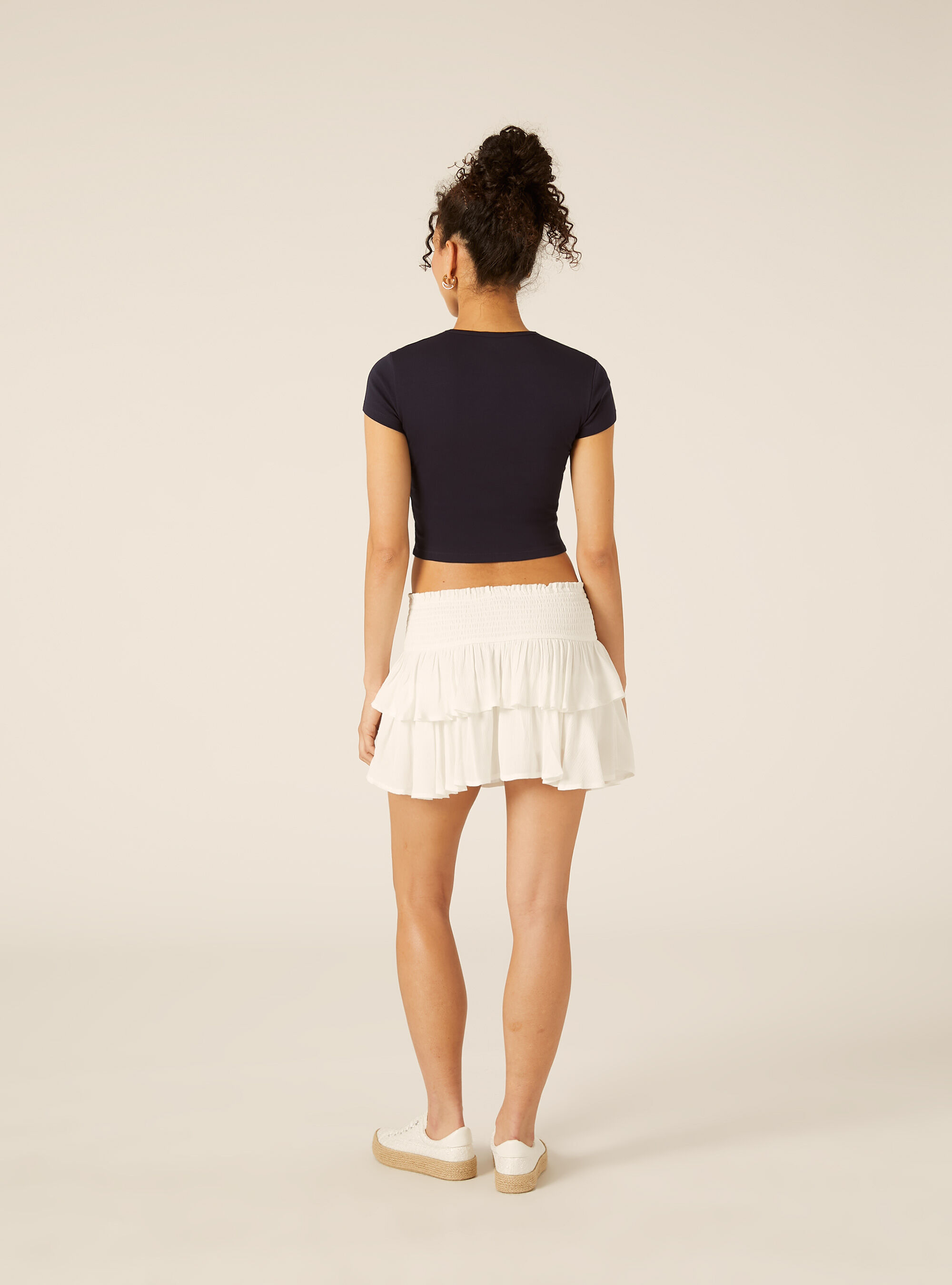Maglietta in cotone slim fit, NA3 NAVY LIGHT