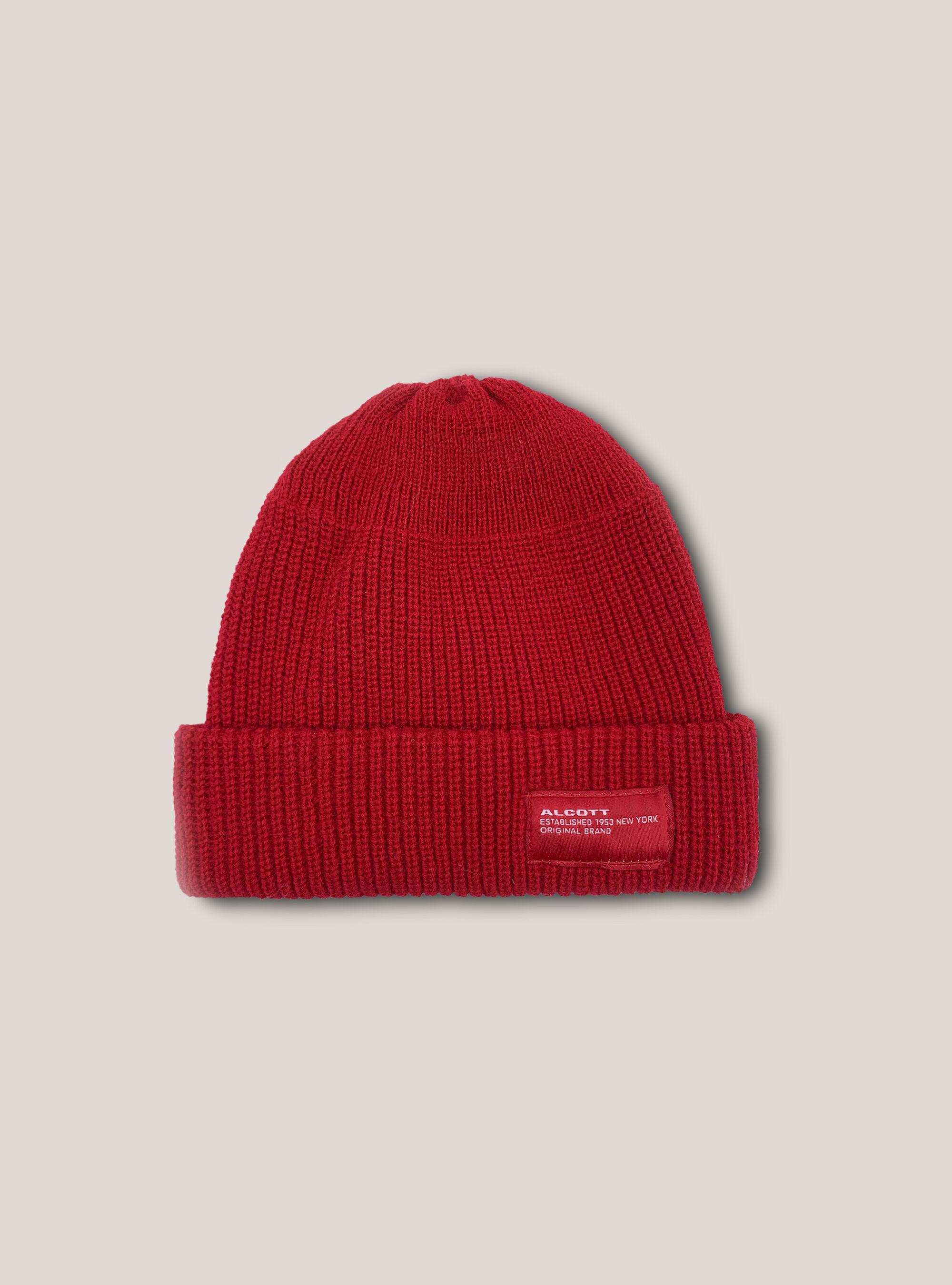 Plain-coloured fisherman's cap, RED
