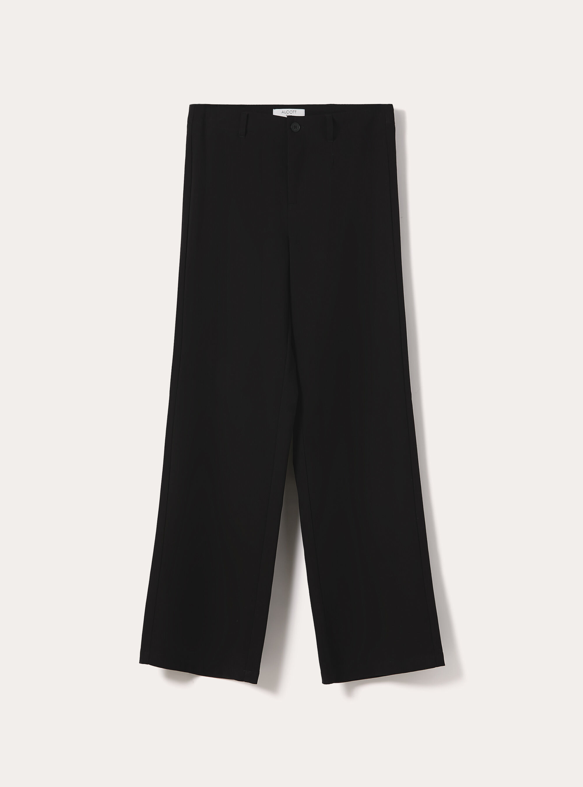 Pantaloni wide leg, BK1 BLACK
