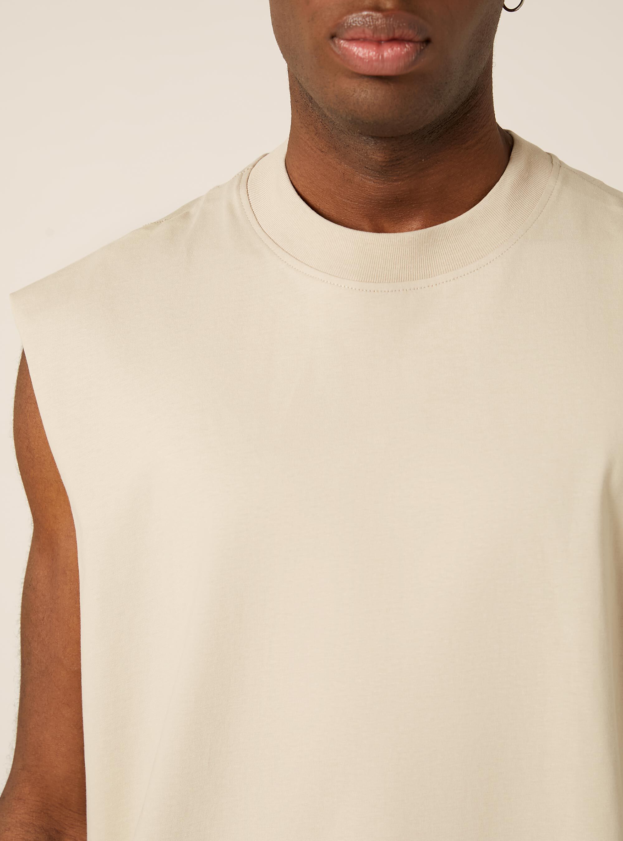 Tanktop in Boxy-Fit, BG3 BEIGE LIGHT
