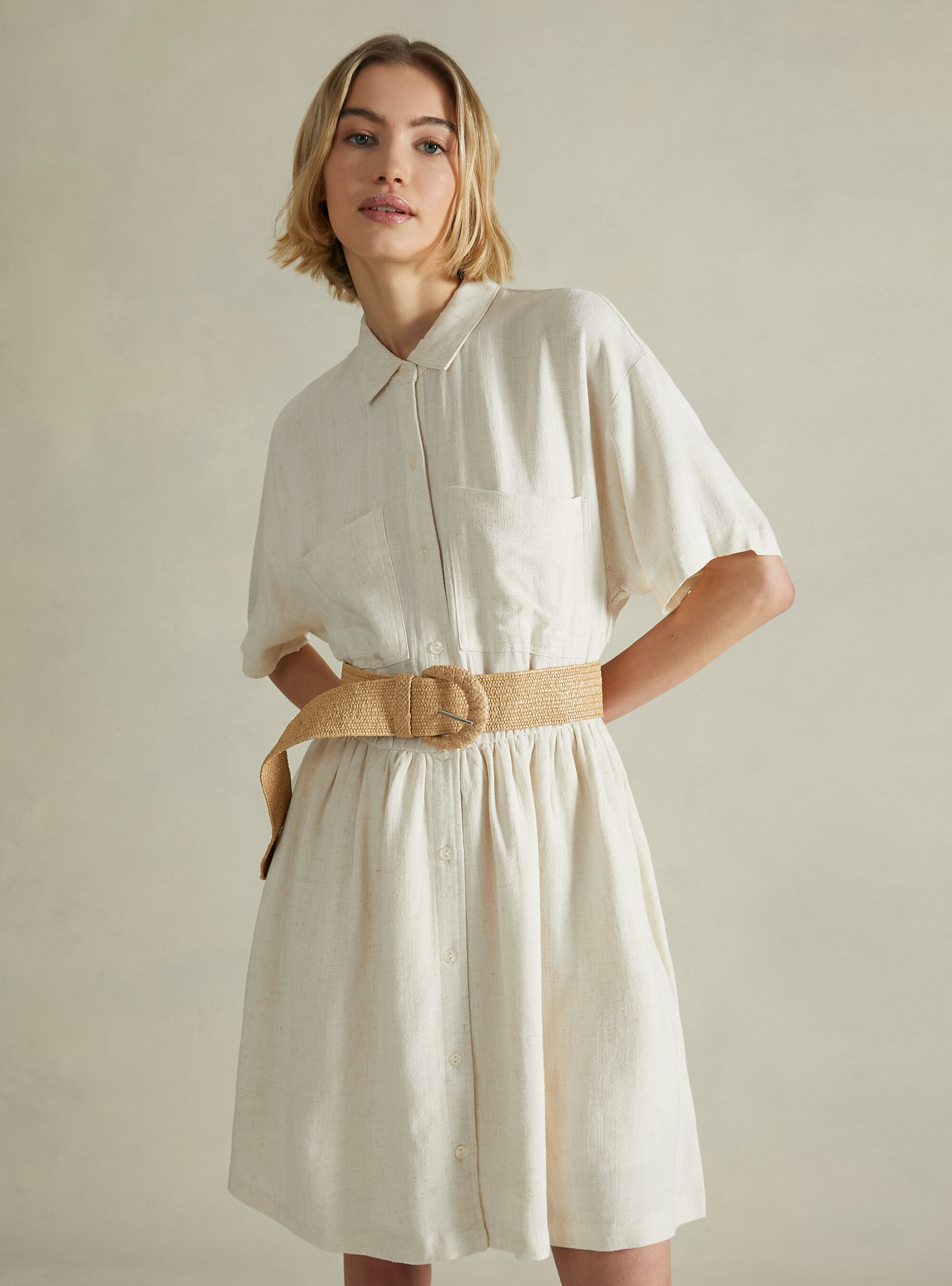 Vestiti di lino online discount
