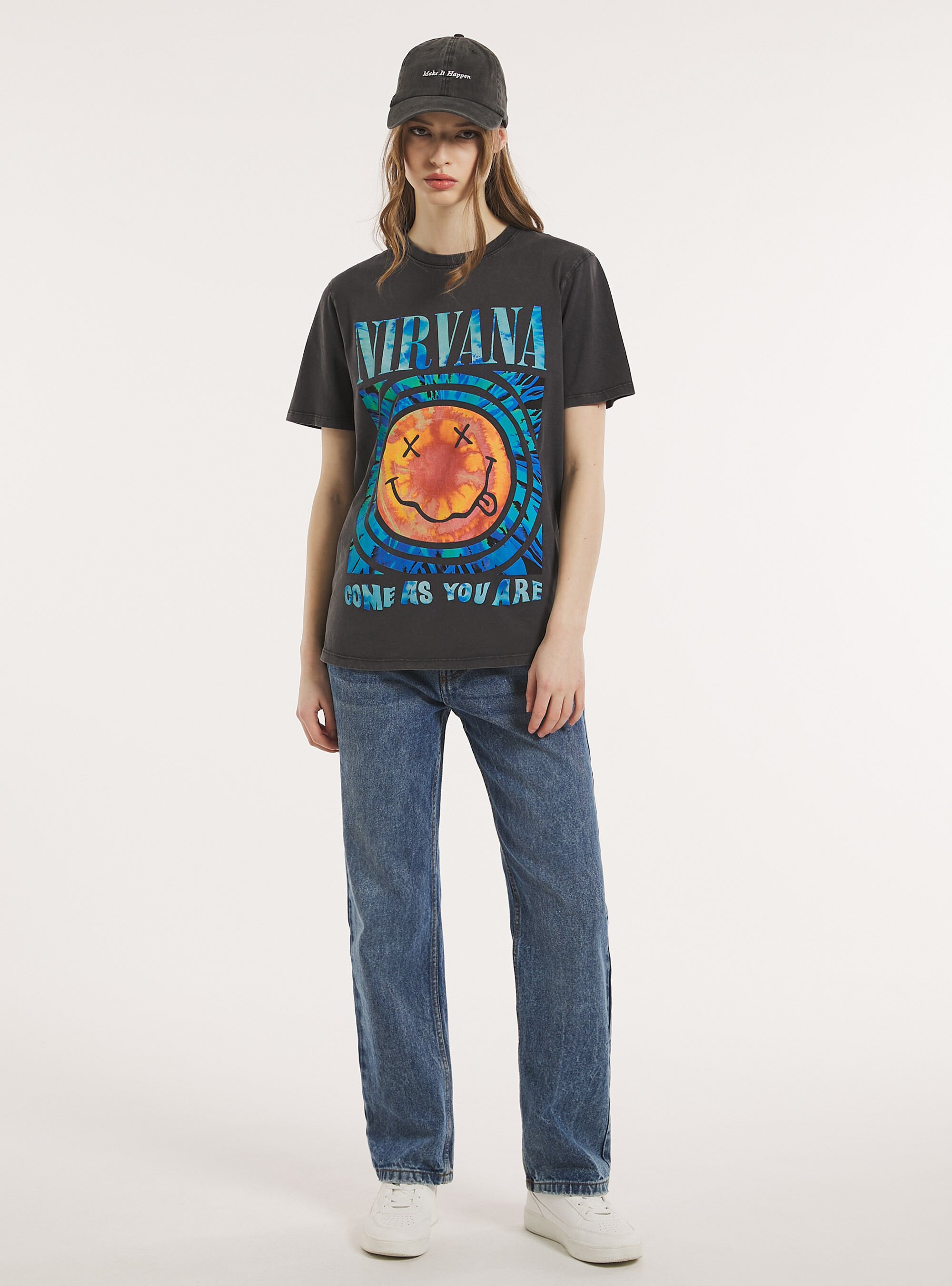 Maglietta nirvana donna outlet