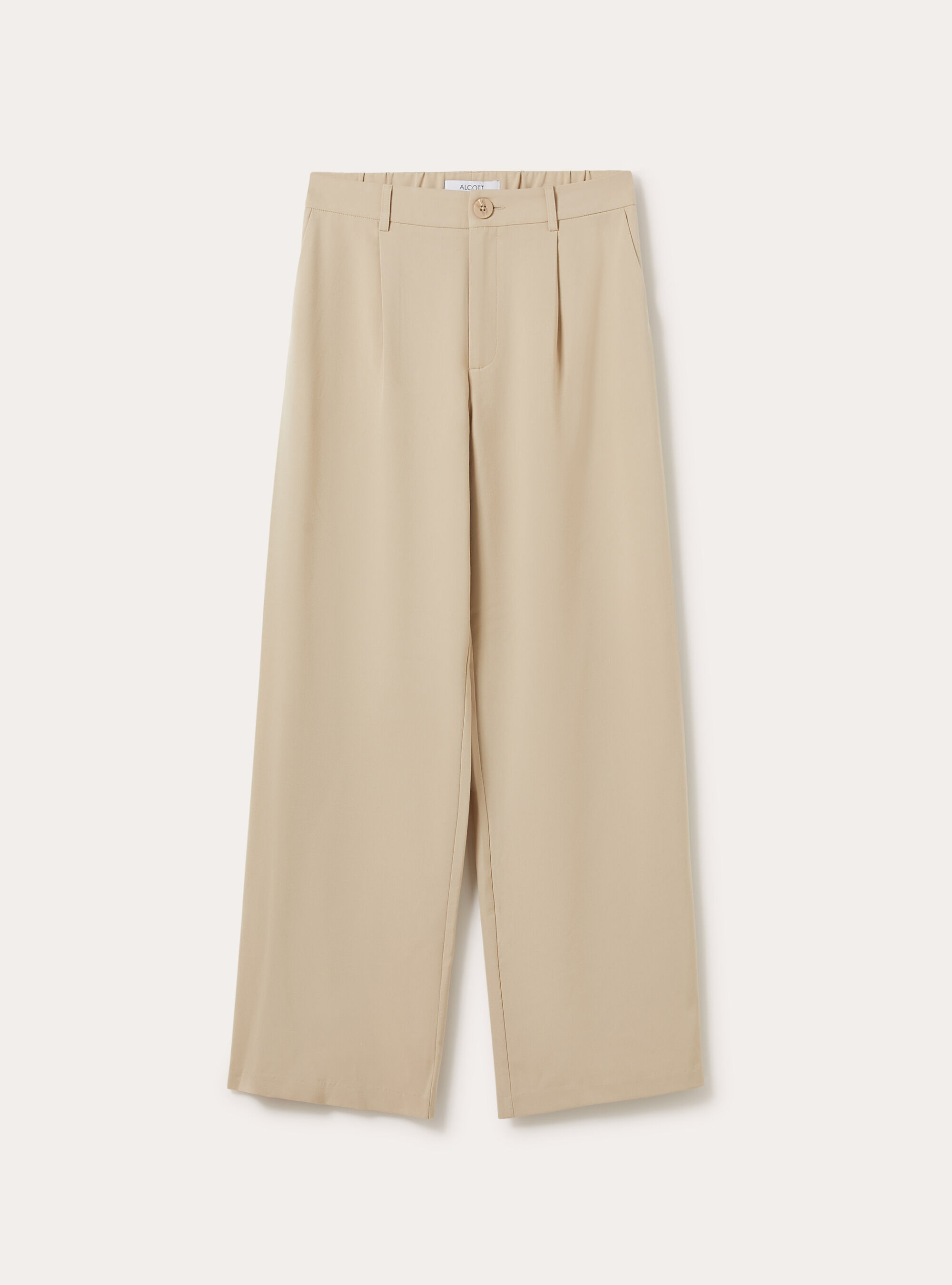 Straight tailored trousers, BG3 BEIGE LIGHT