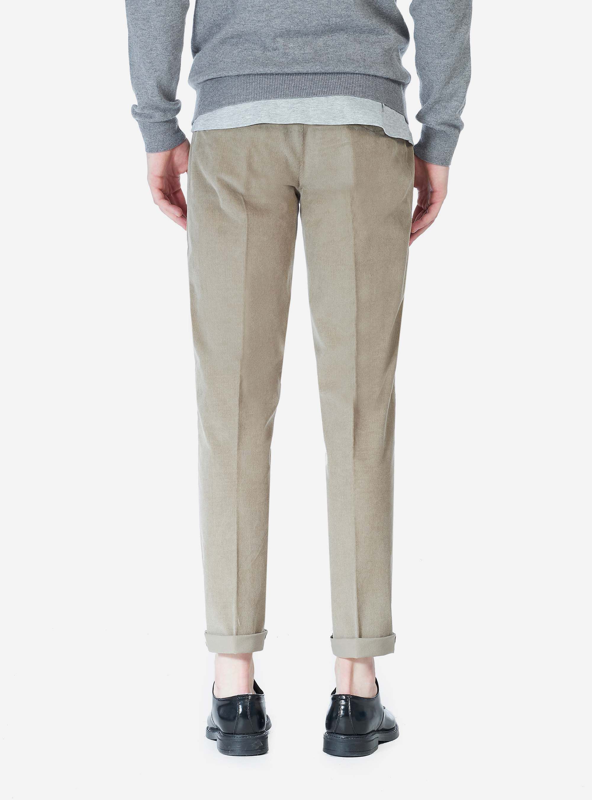 PANTALONES DE TERCIOPELO CHINO, BEIS