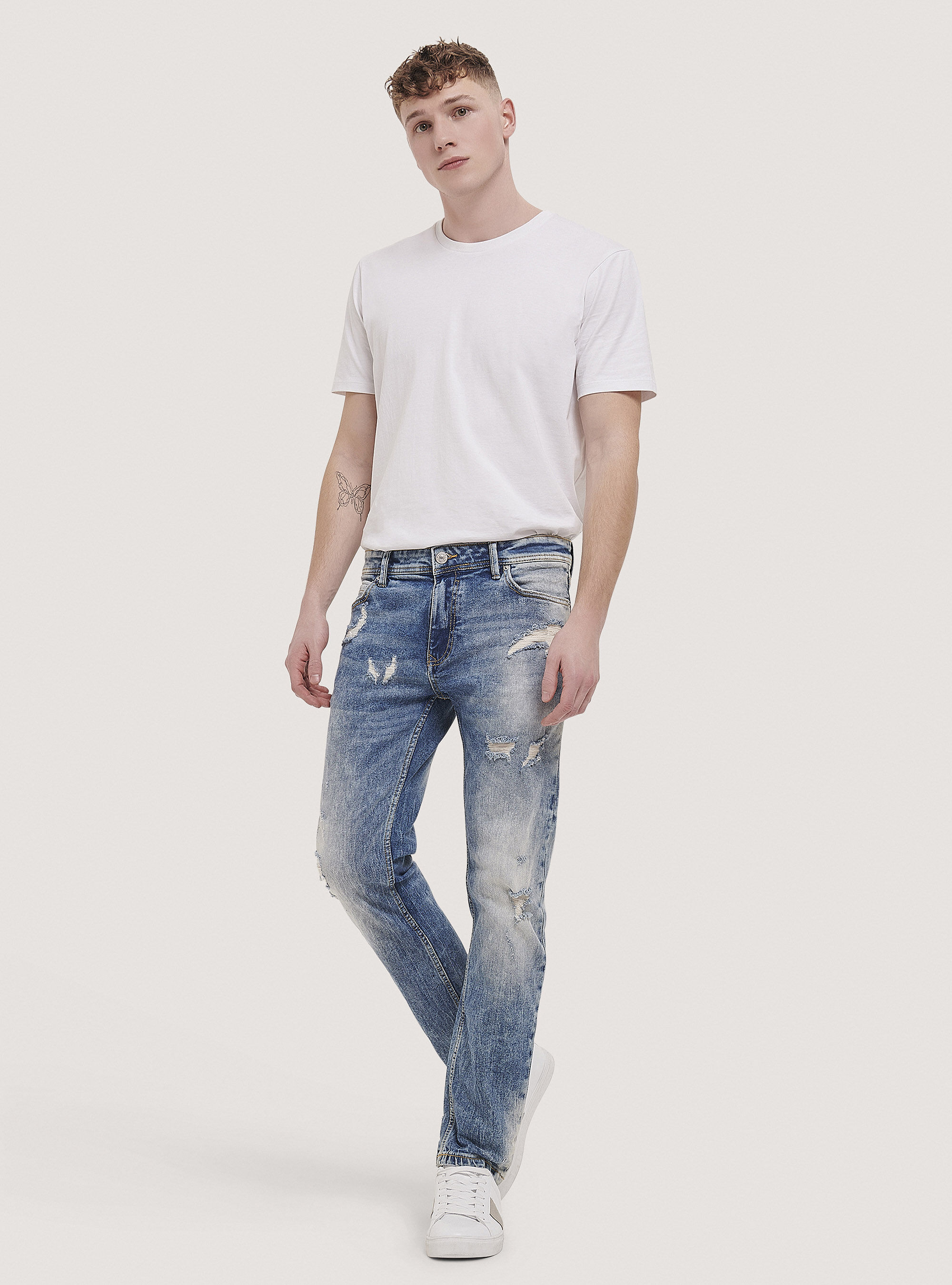 Jeans slim fit in denim stretch