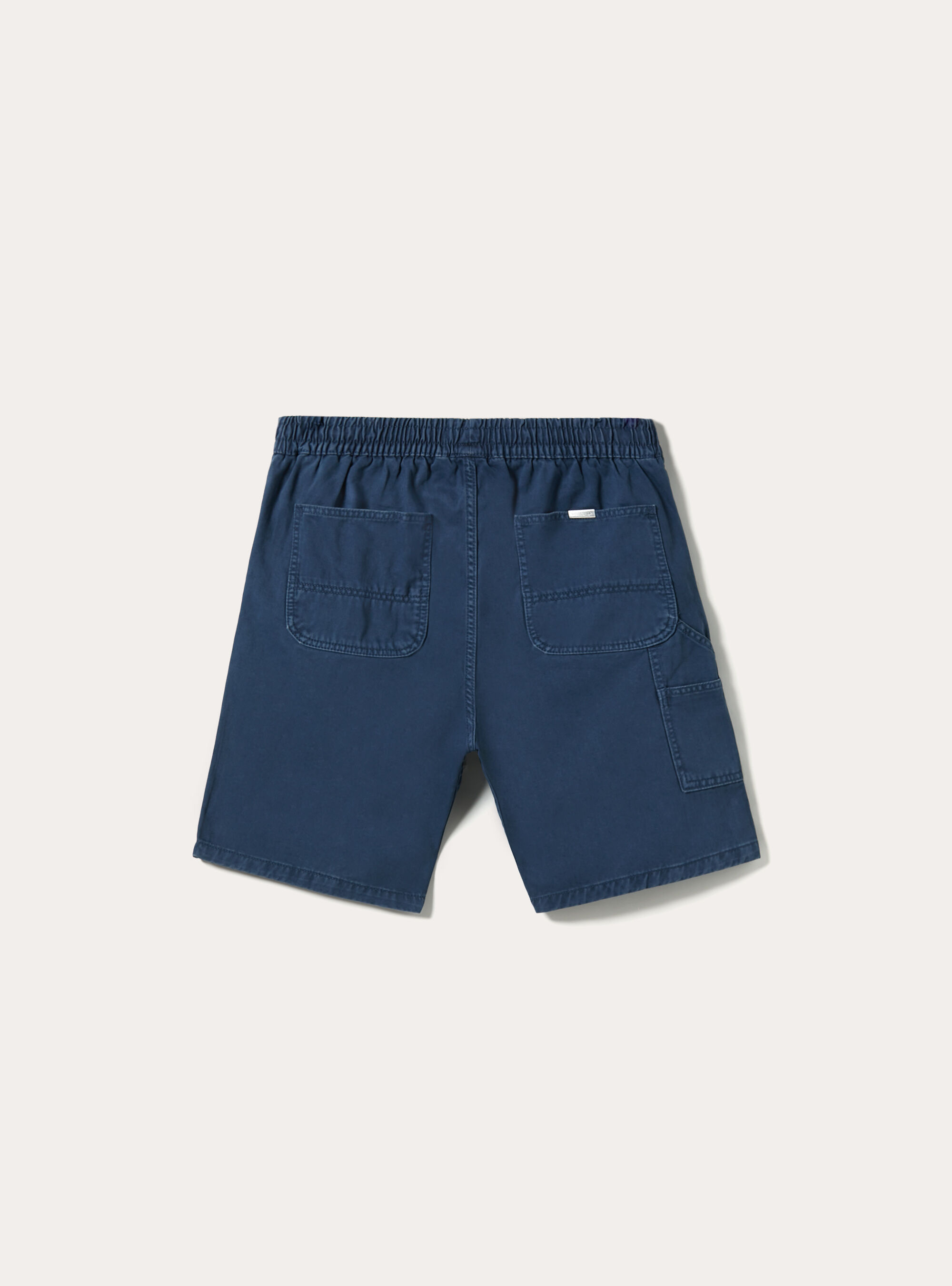 Carpenter Bermuda shorts with elasticated waist, NA2 NAVY MEDIUM