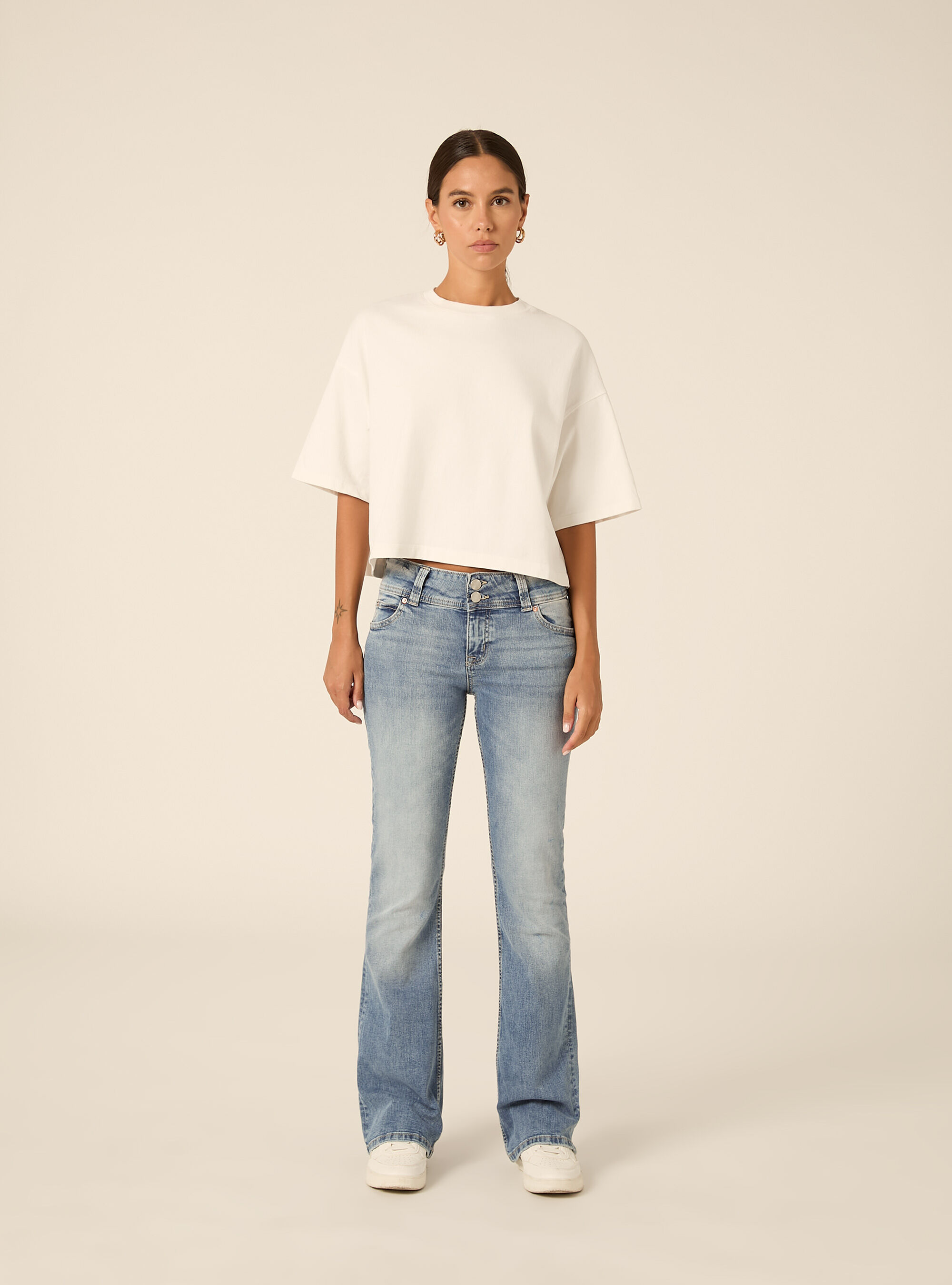 Jeans bootcut  vita bassa