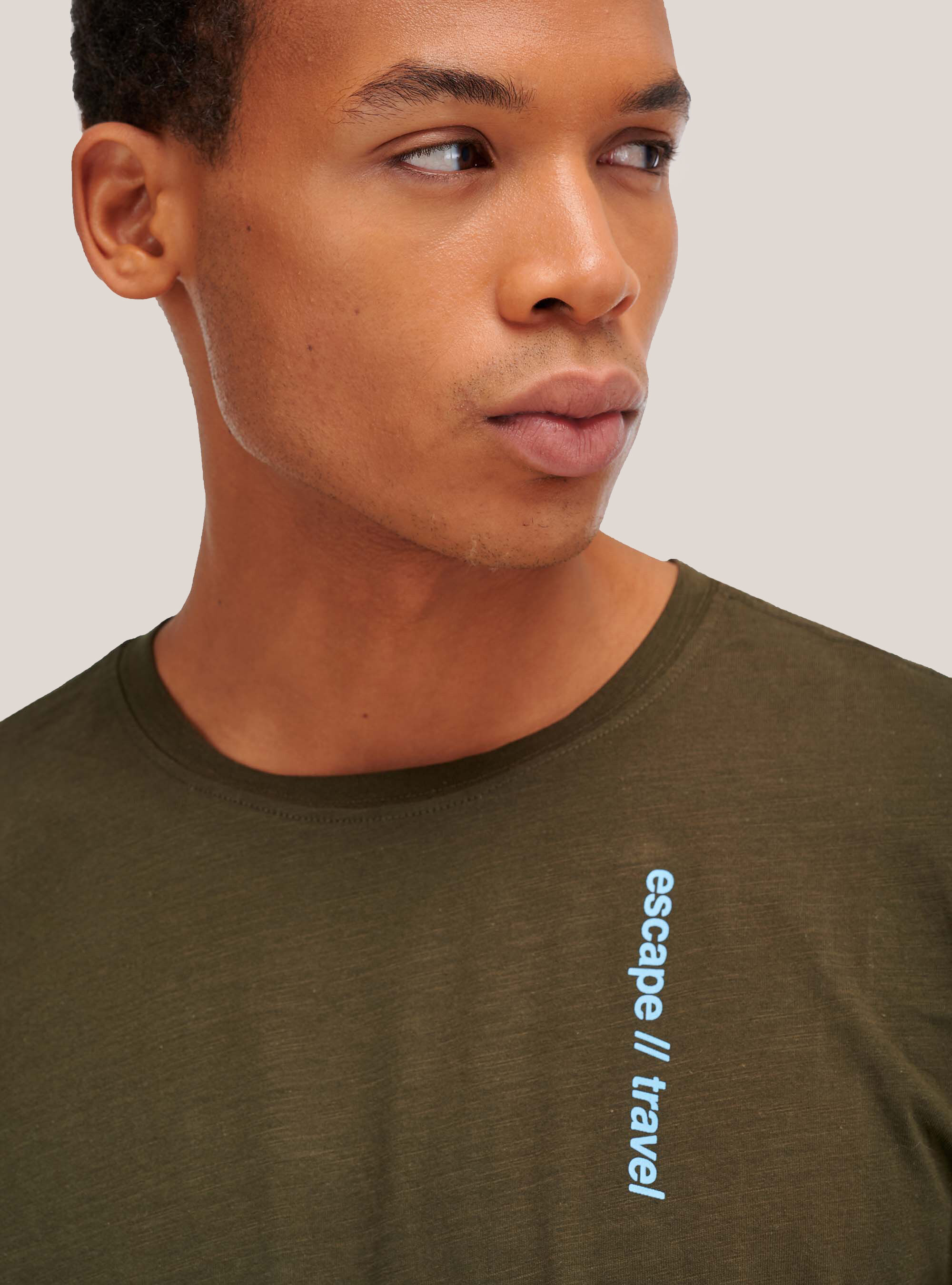 Essential oversize fit t-shirt, KAKI