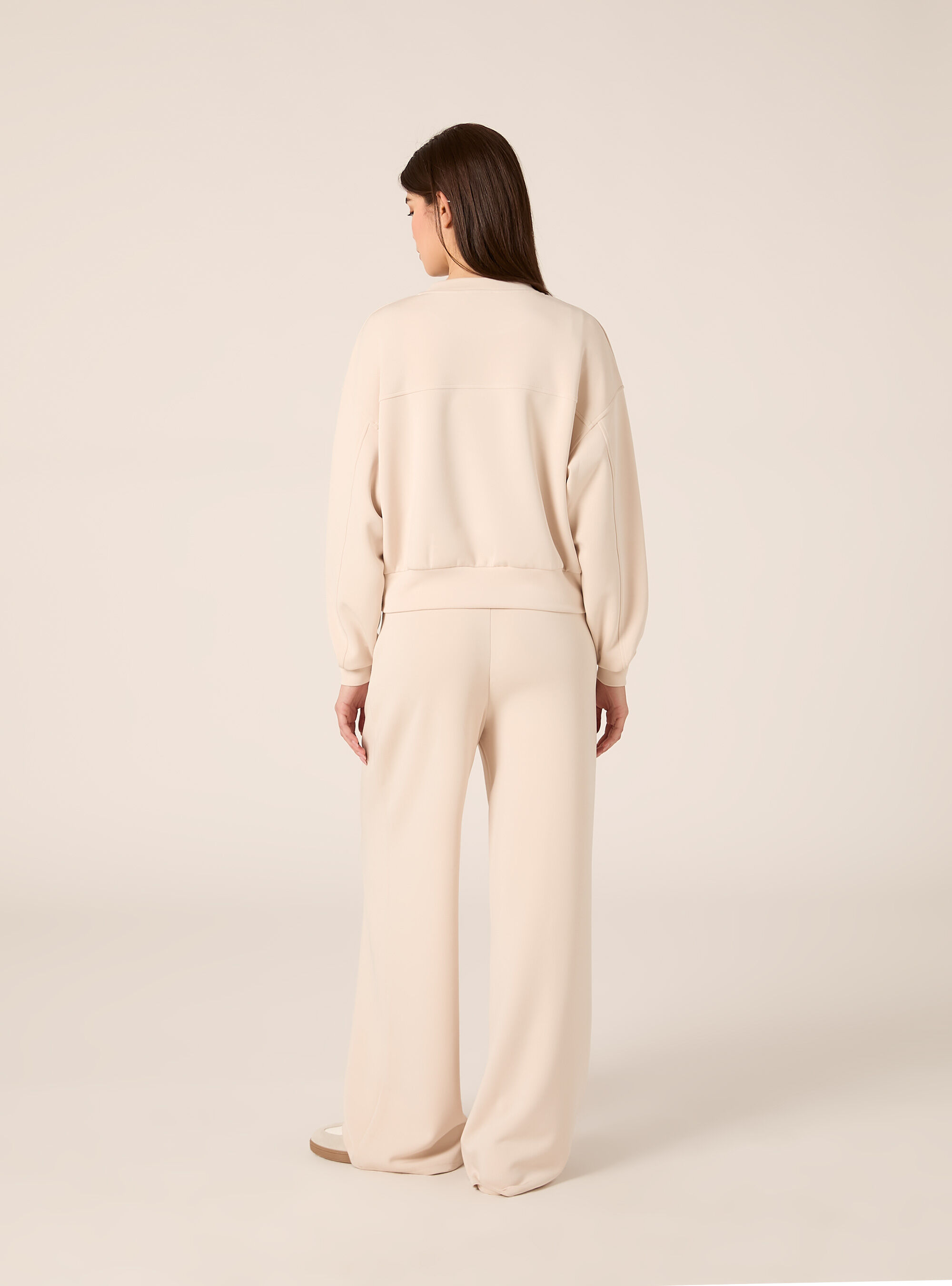 Soft touch sweatshirt, CR3 CREAM LIGHT