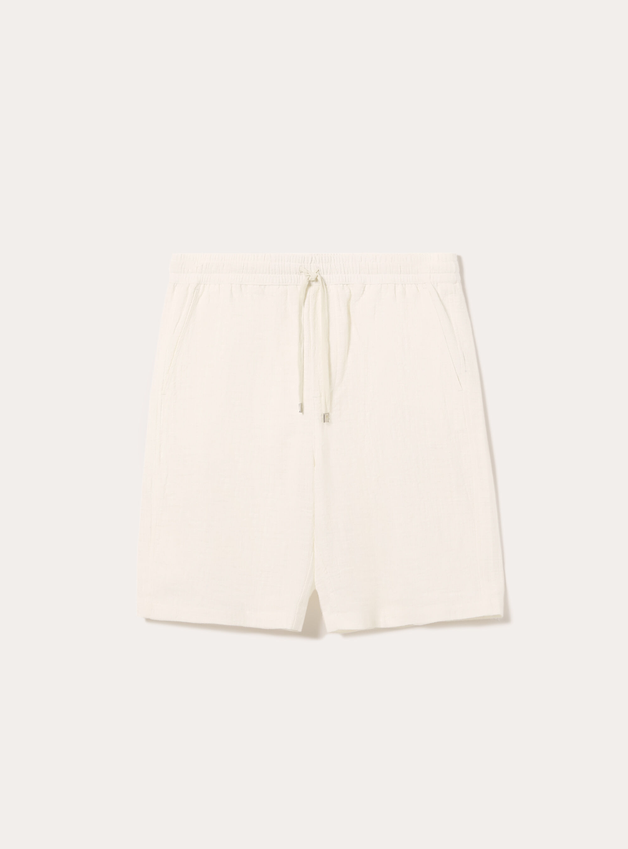 Cotton bermuda shorts with elastic waistband | Alcott