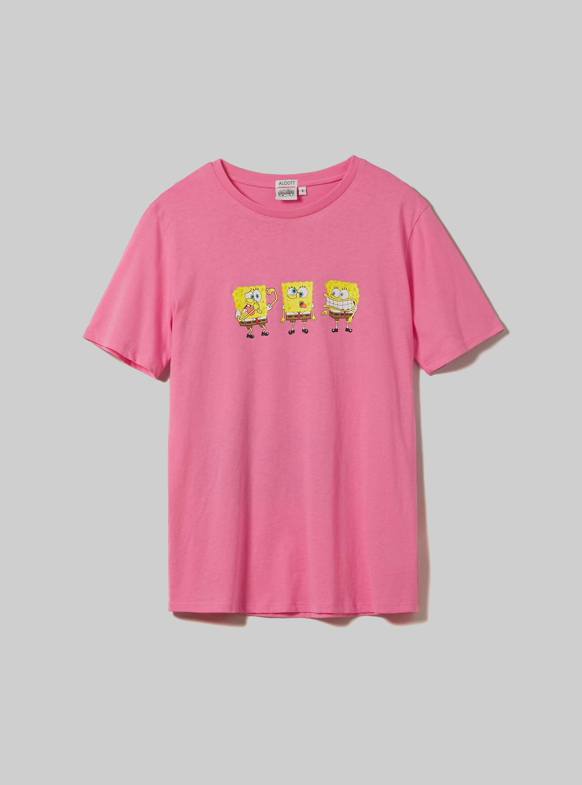 Camiseta Bob Esponja / Alcott, PK2 PINK MEDIUM