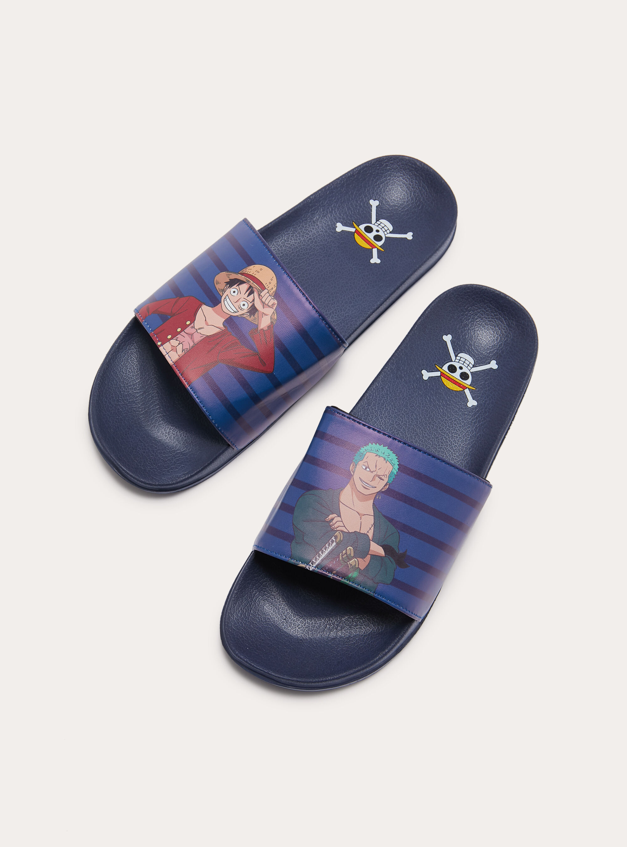 Sandali one piece con fascetta  blu, BL2 BLUE MEDIUM