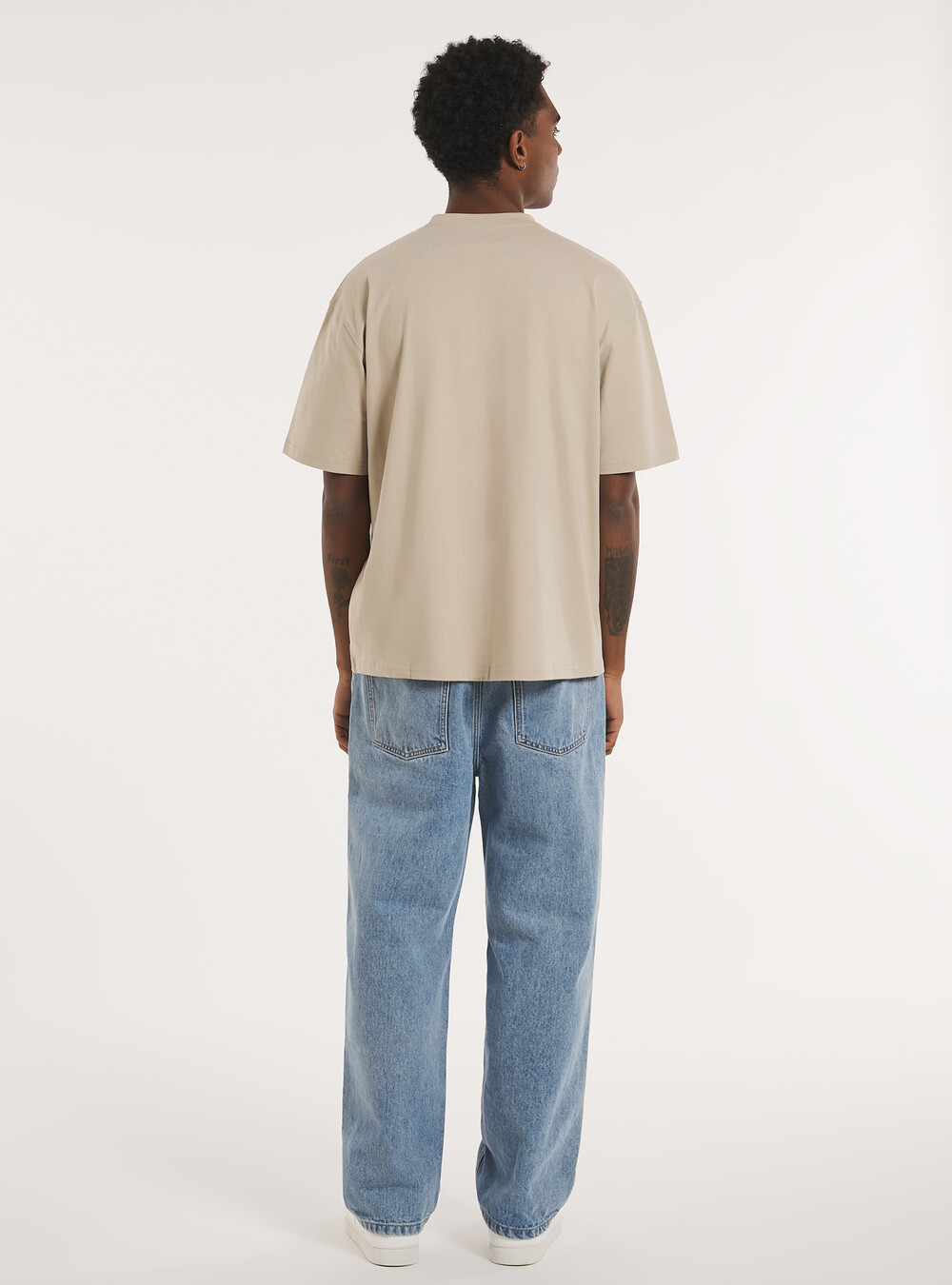 Fitted Shirt And Baggy Pants High Waisted Pants – Black Baggy Fit