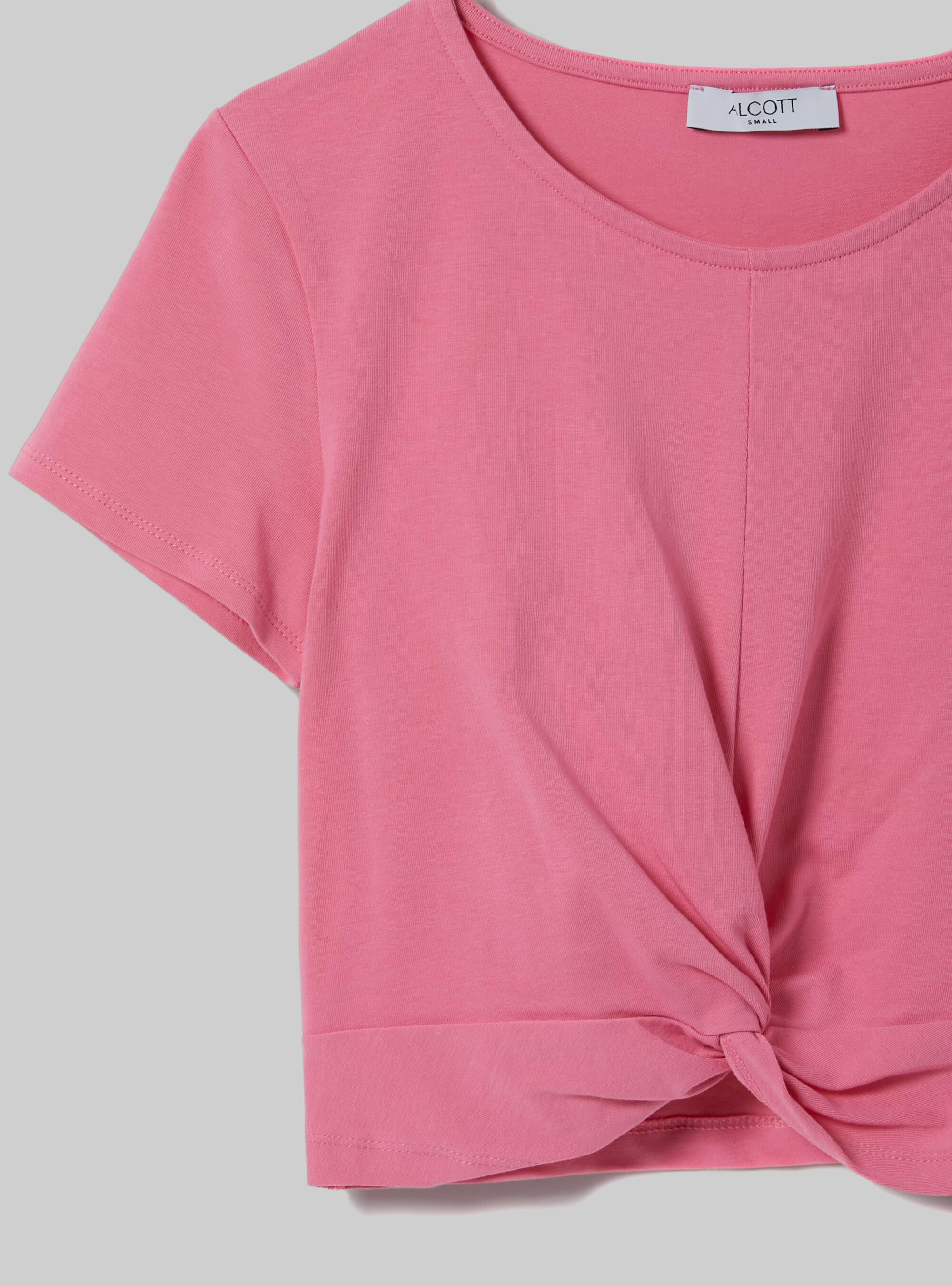 tシャツ Knot Crop T レディース Knot crop T-shirt | MANGO Zambia