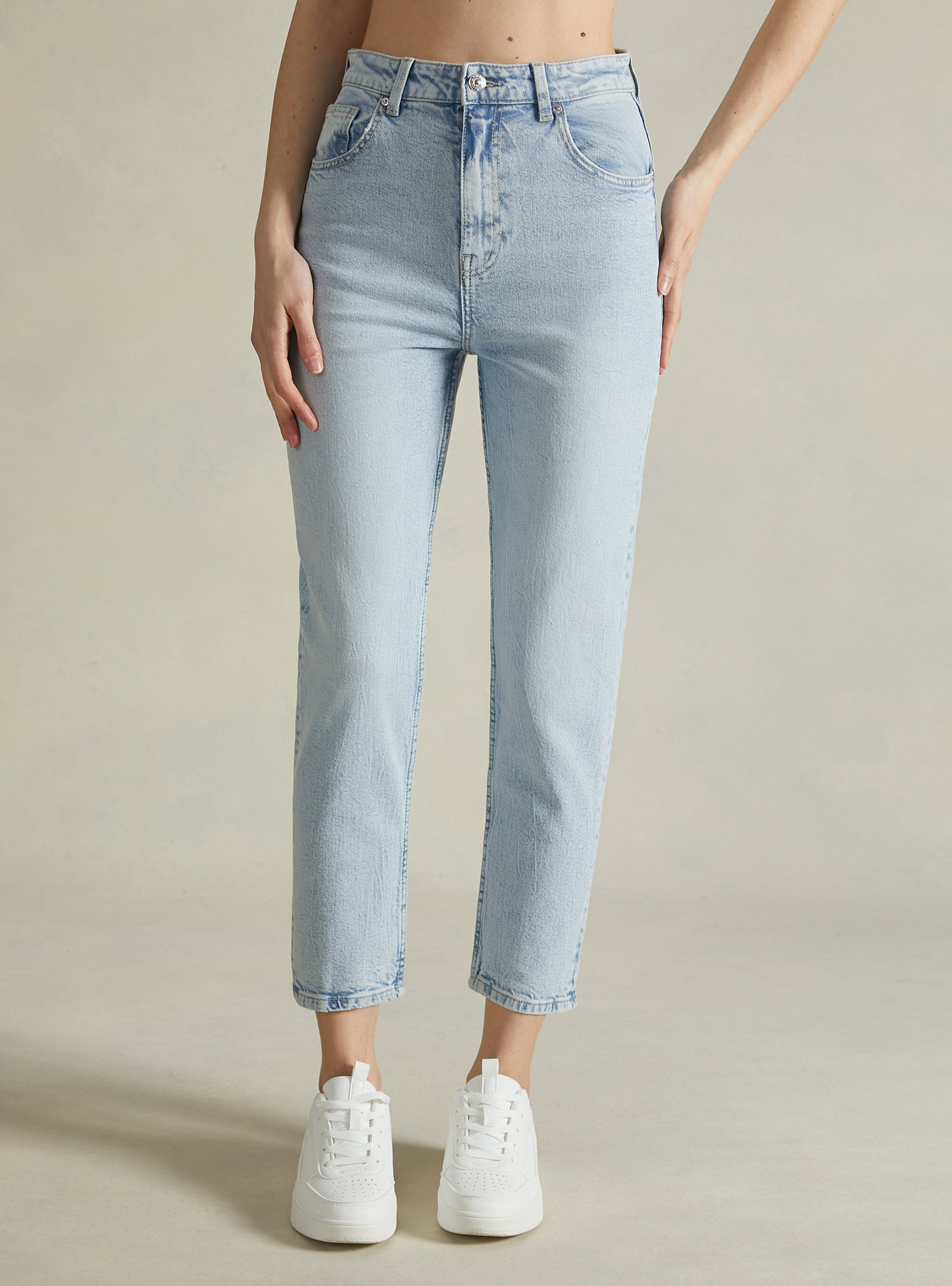 Slim Fit Mom Jeans Alcott Jeans Donna