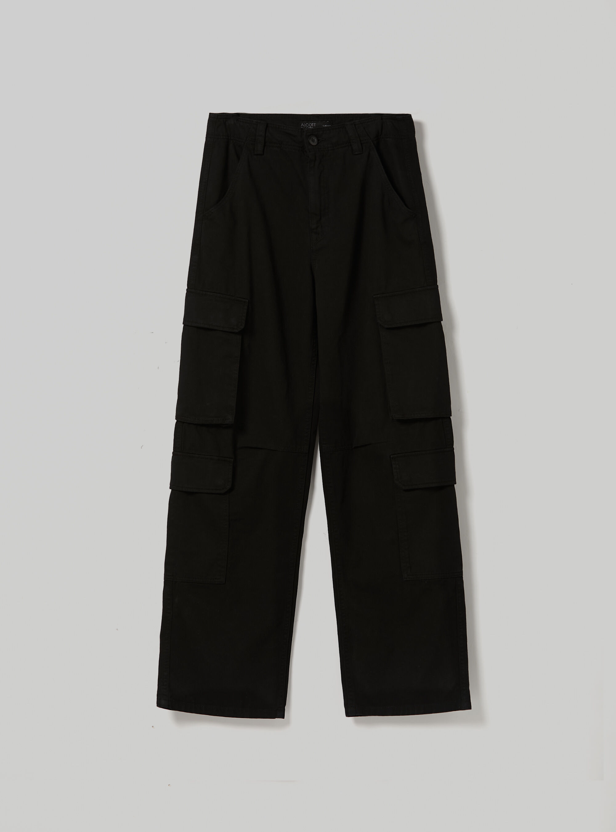 Multicargo twill trousers, BK1 BLACK