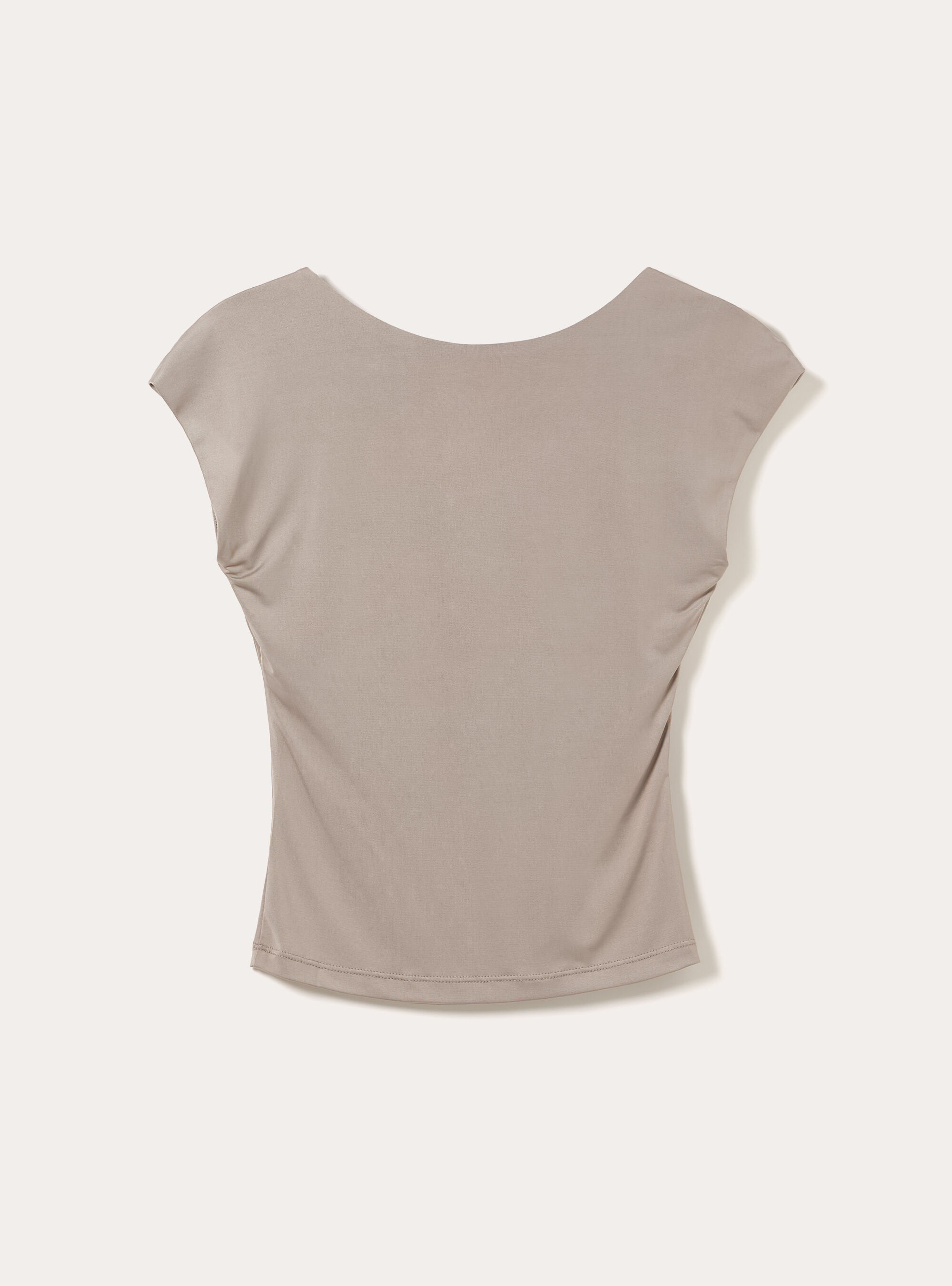 Maglietta con schiena scoperta, SA1 SAND DARK