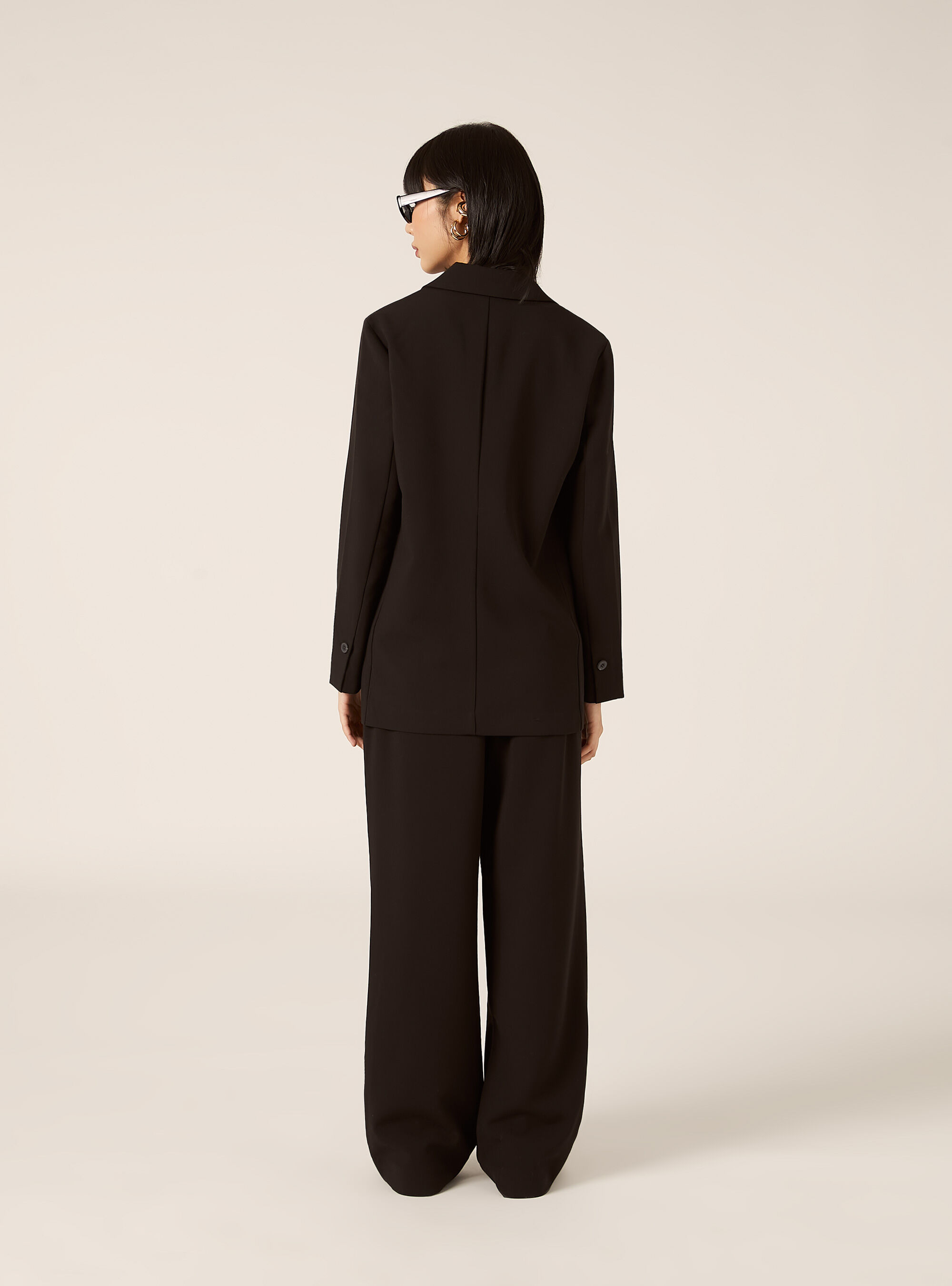 Blazer monopetto regular, BK1 BLACK