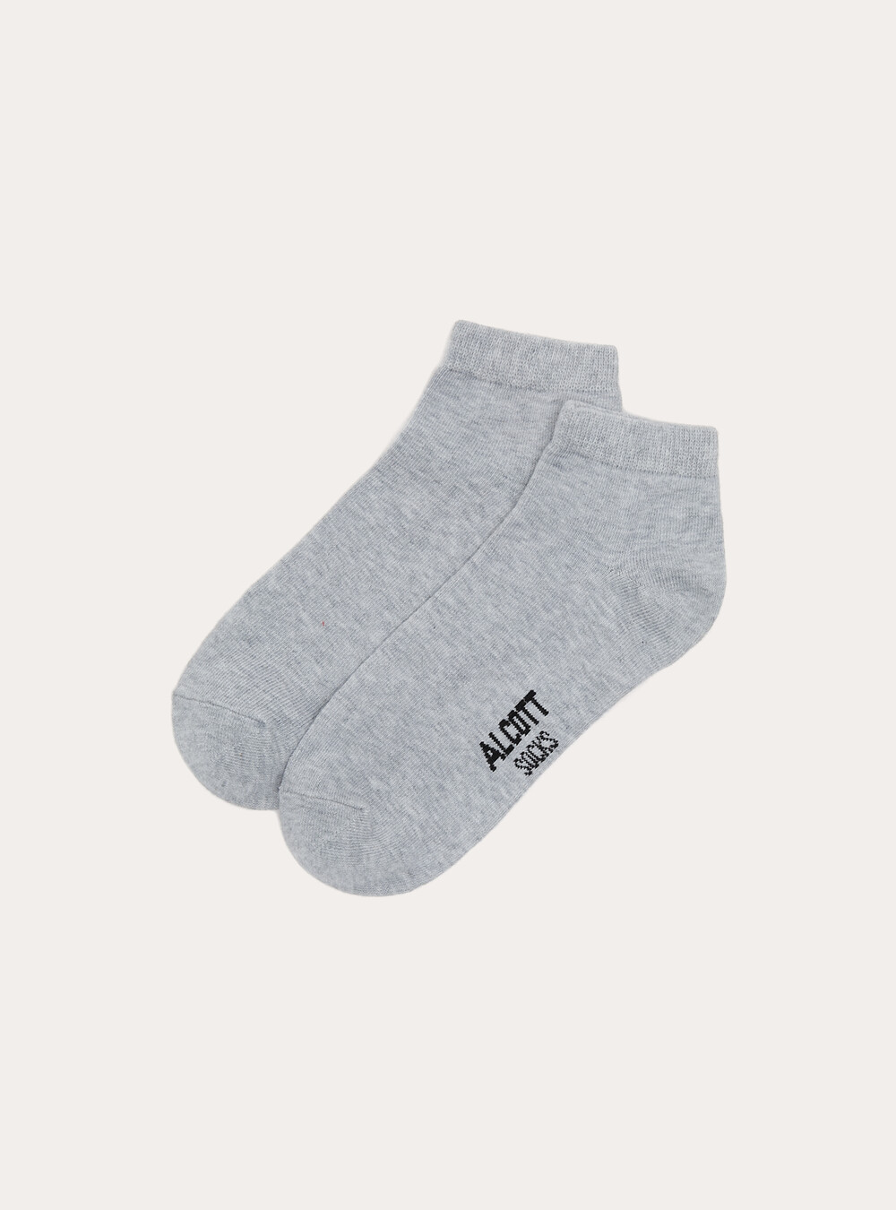 Lot de 4 paires de chaussettes unies de base, MGY3 GREY MEL LIGHT