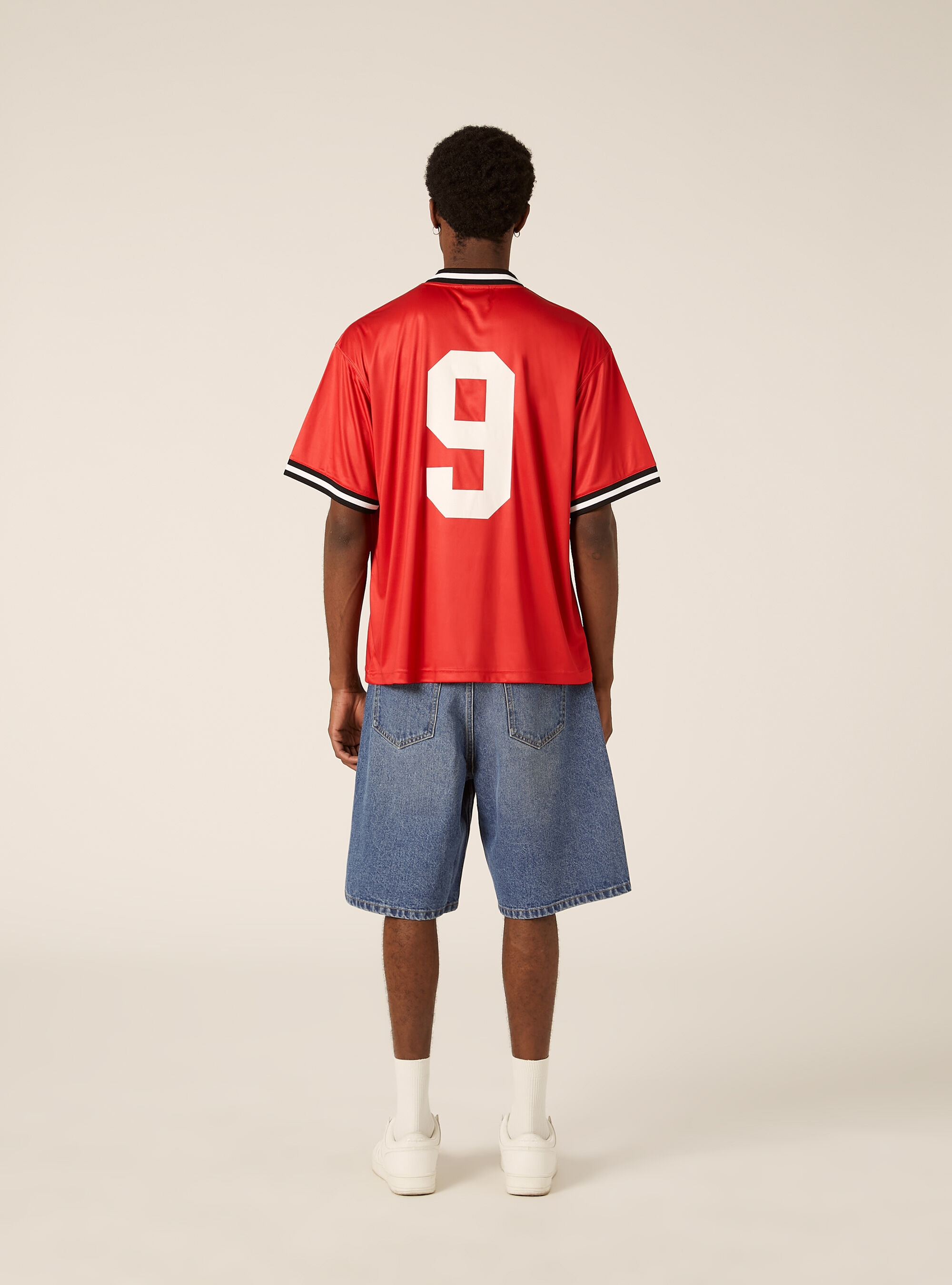 Maillot de Foot Blokecore en Tissu Technique L&eacute;ger, RD2 RED MEDIUM