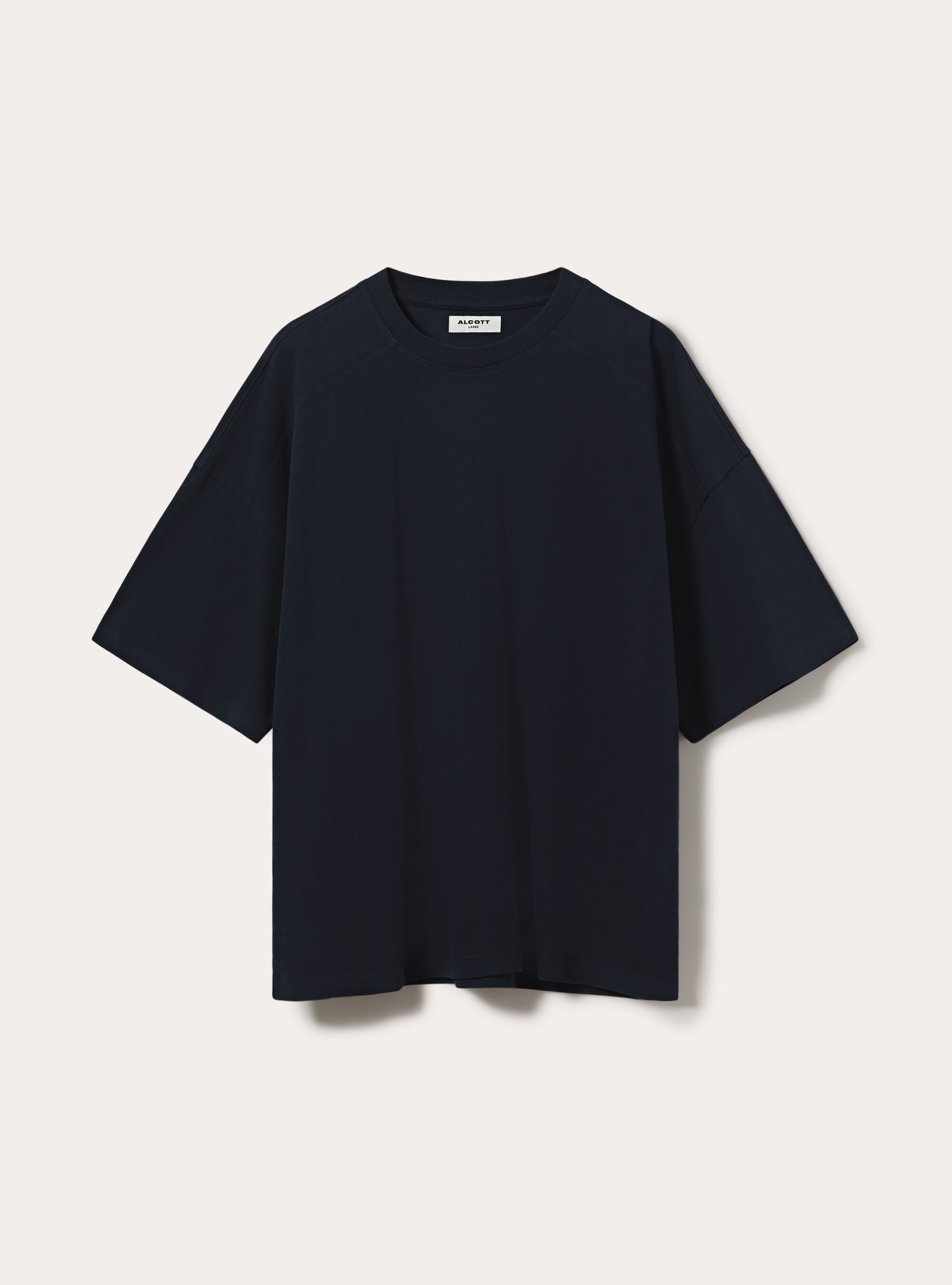 T-shirt boxy fit con tagli sulle spalle, NAVY SCURO