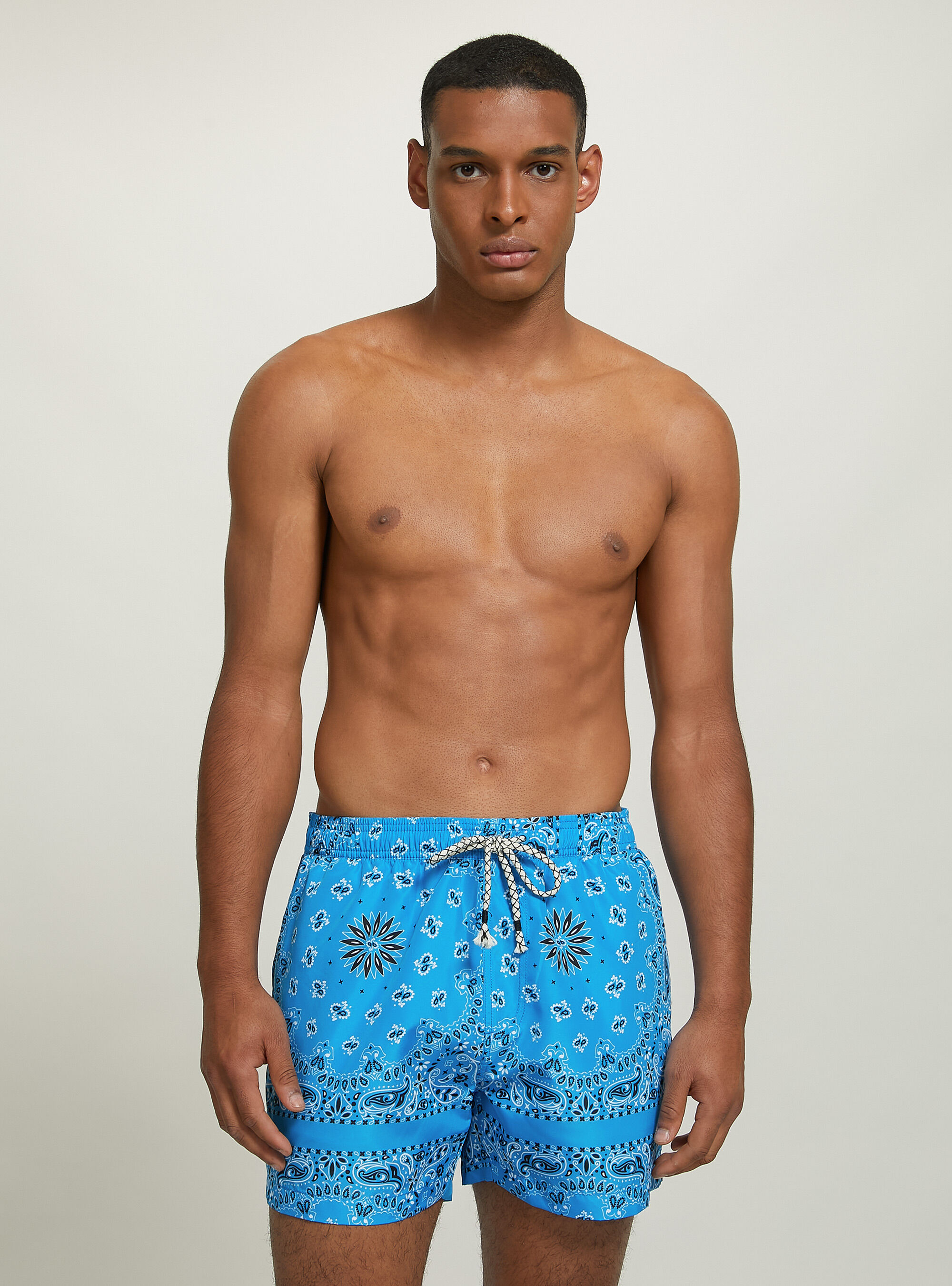 Costume con stampa Paisley, AZ2 AZURE MEDIUM