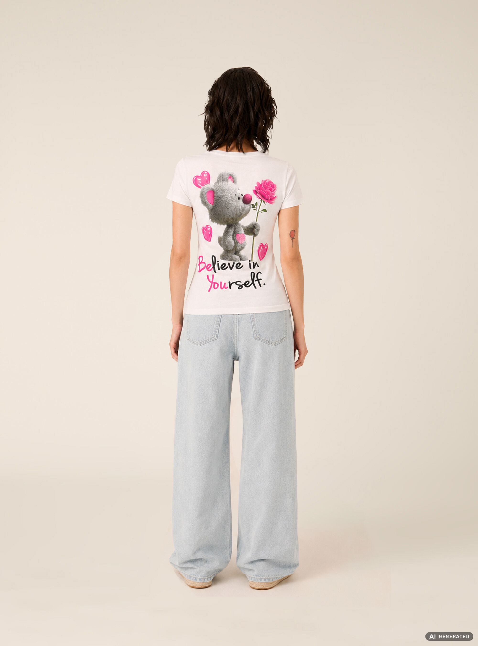 T-shirt regular con stampa