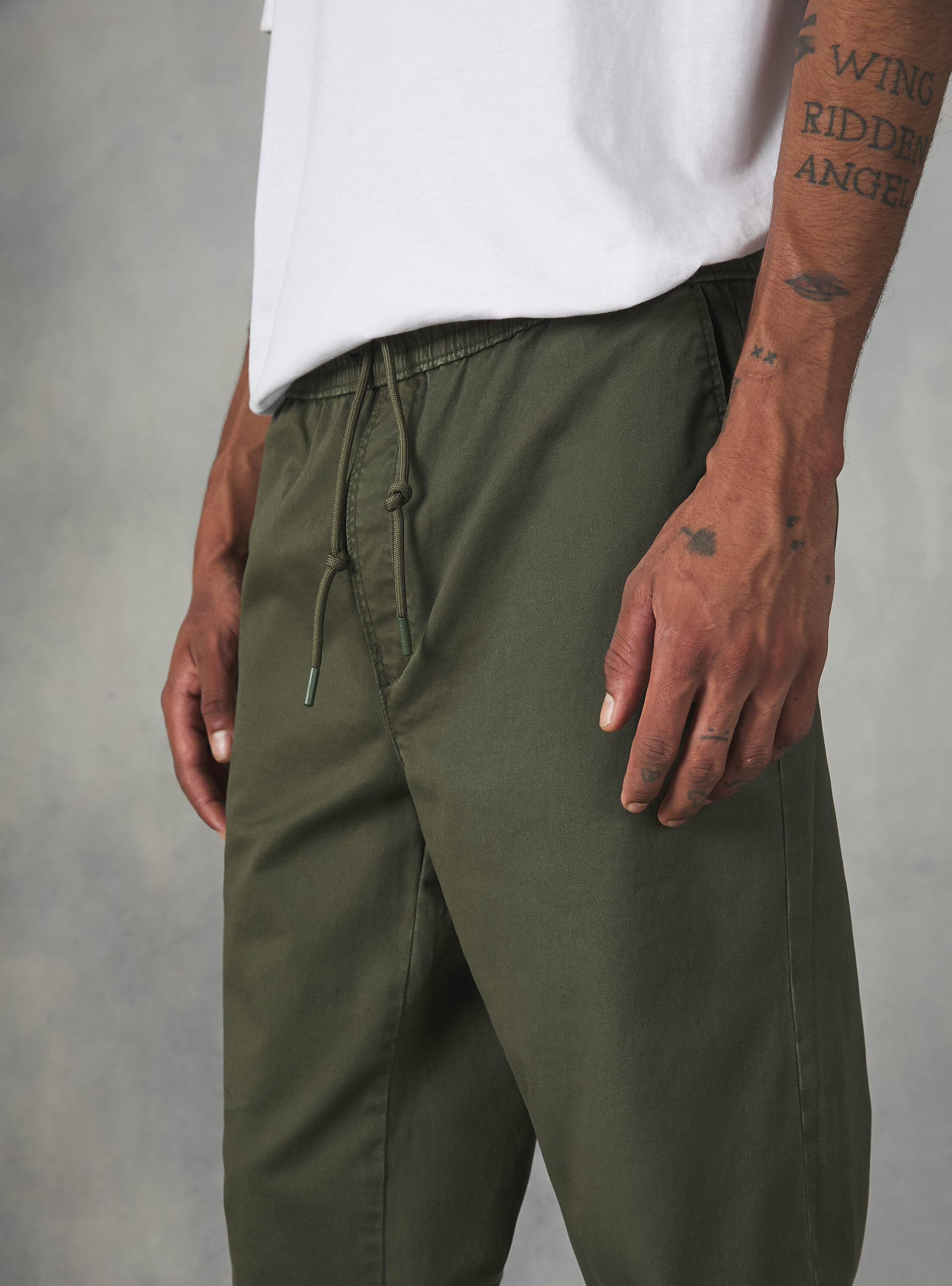 Mens cotton jogger sales pants