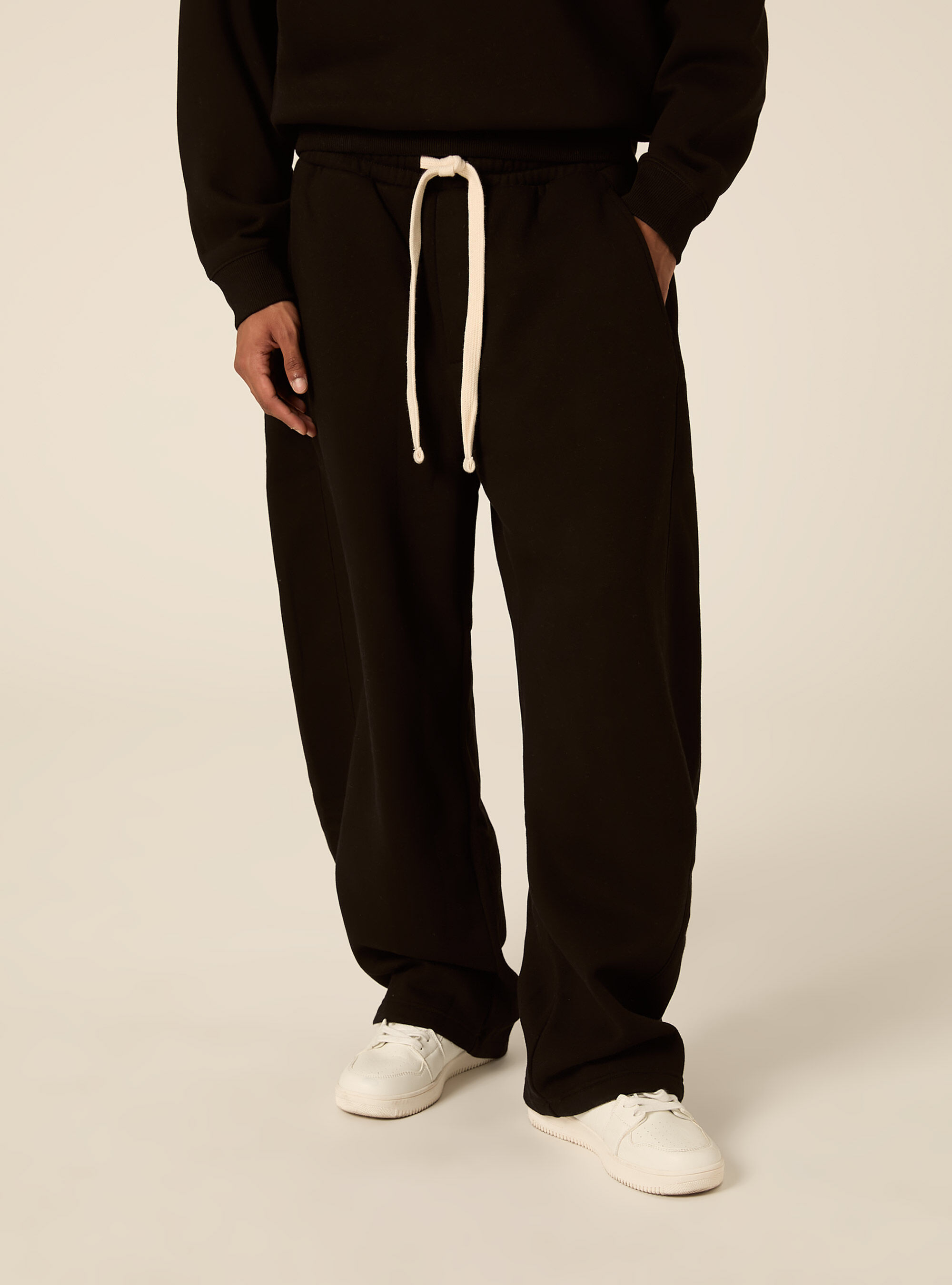 Pantalone in felpa barrel fit
