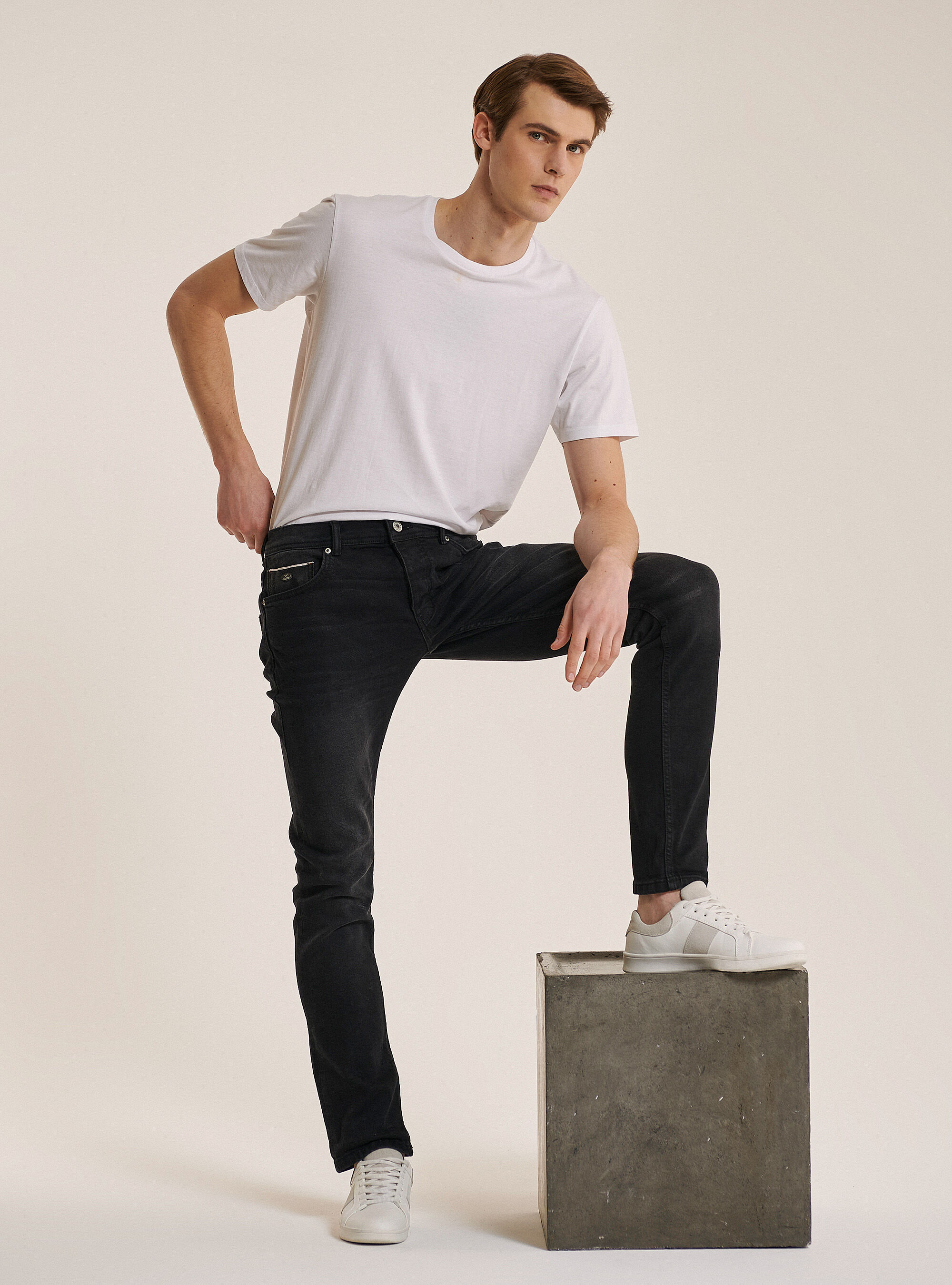Jeans selvedge slim fit | Alcott | Jeans Uomo