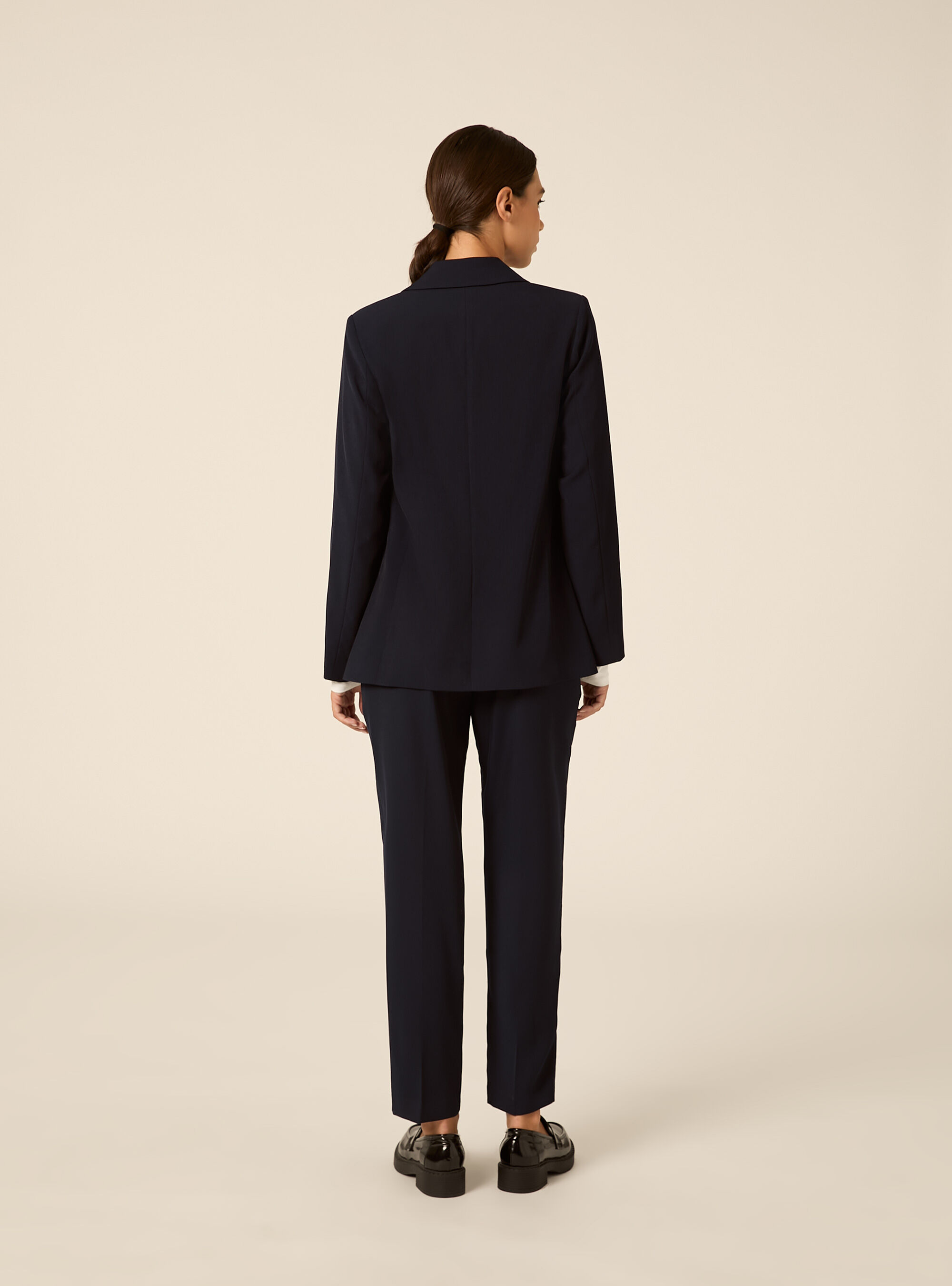 Giacca basic aperto doppiopetto, NA2 NAVY MEDIUM