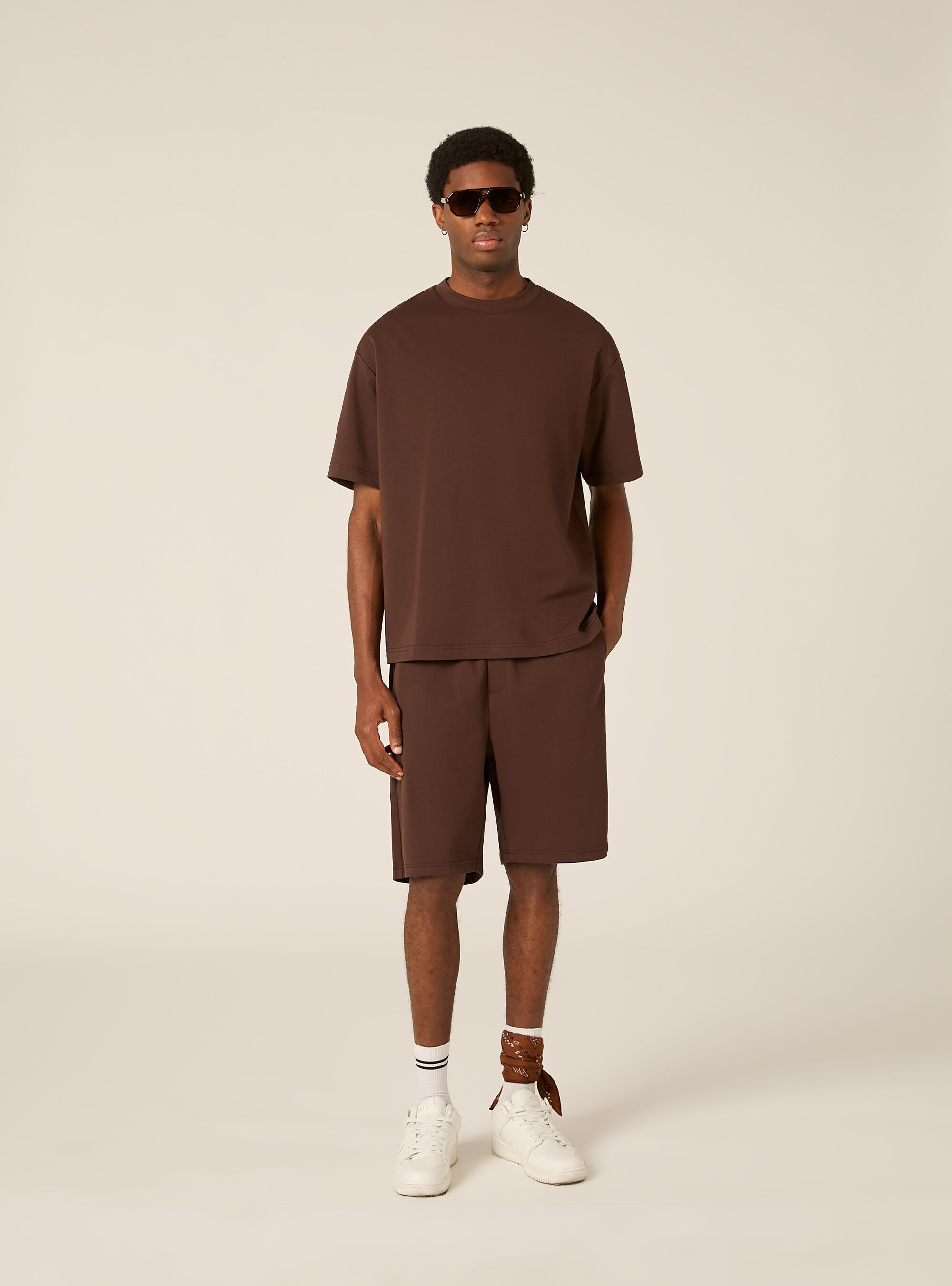 AIRes jersey T-shirt, BR1 BROWN DARK