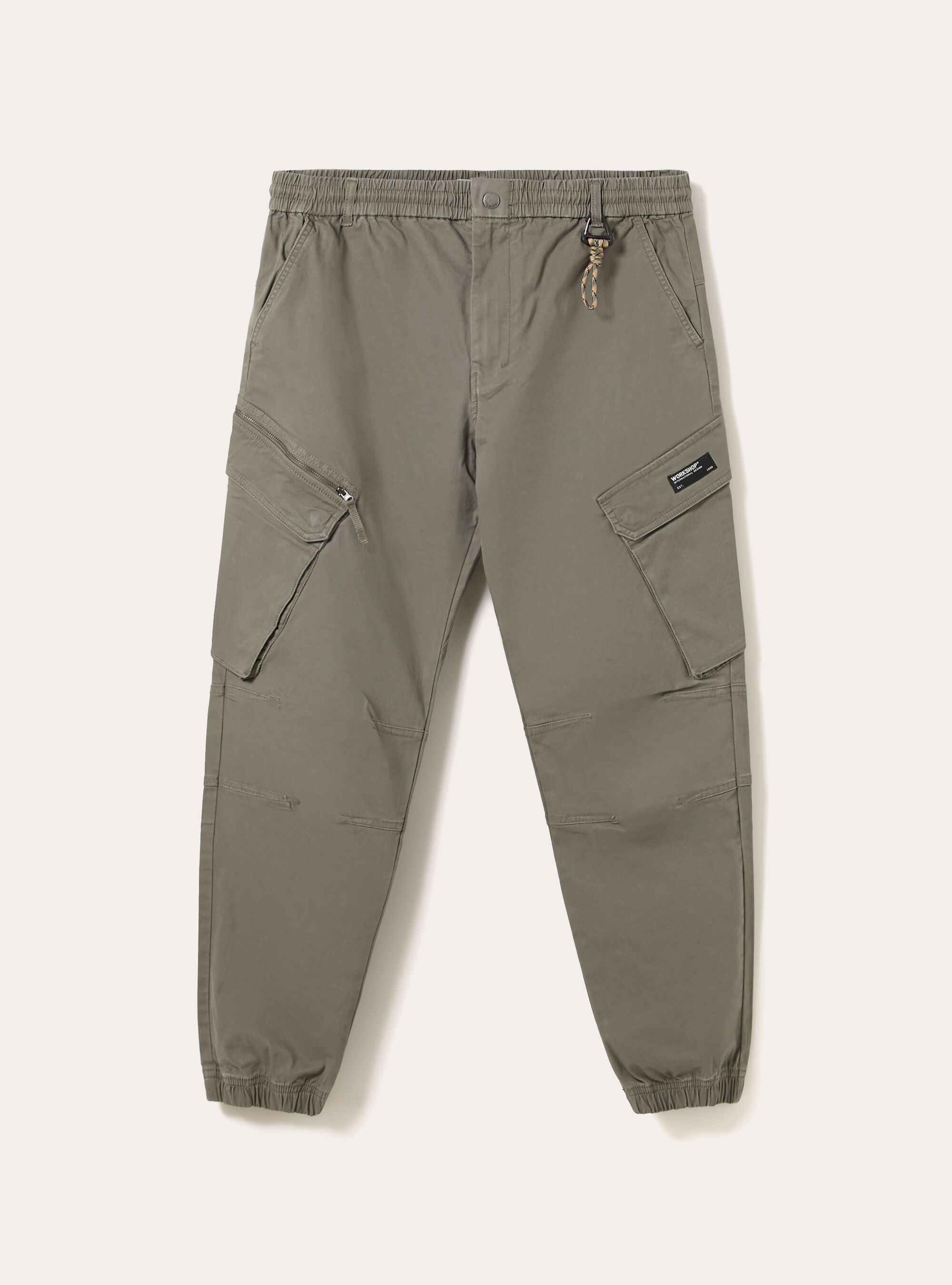 Pantalones cargo de sarga, KY2 KAKY MEDIUM