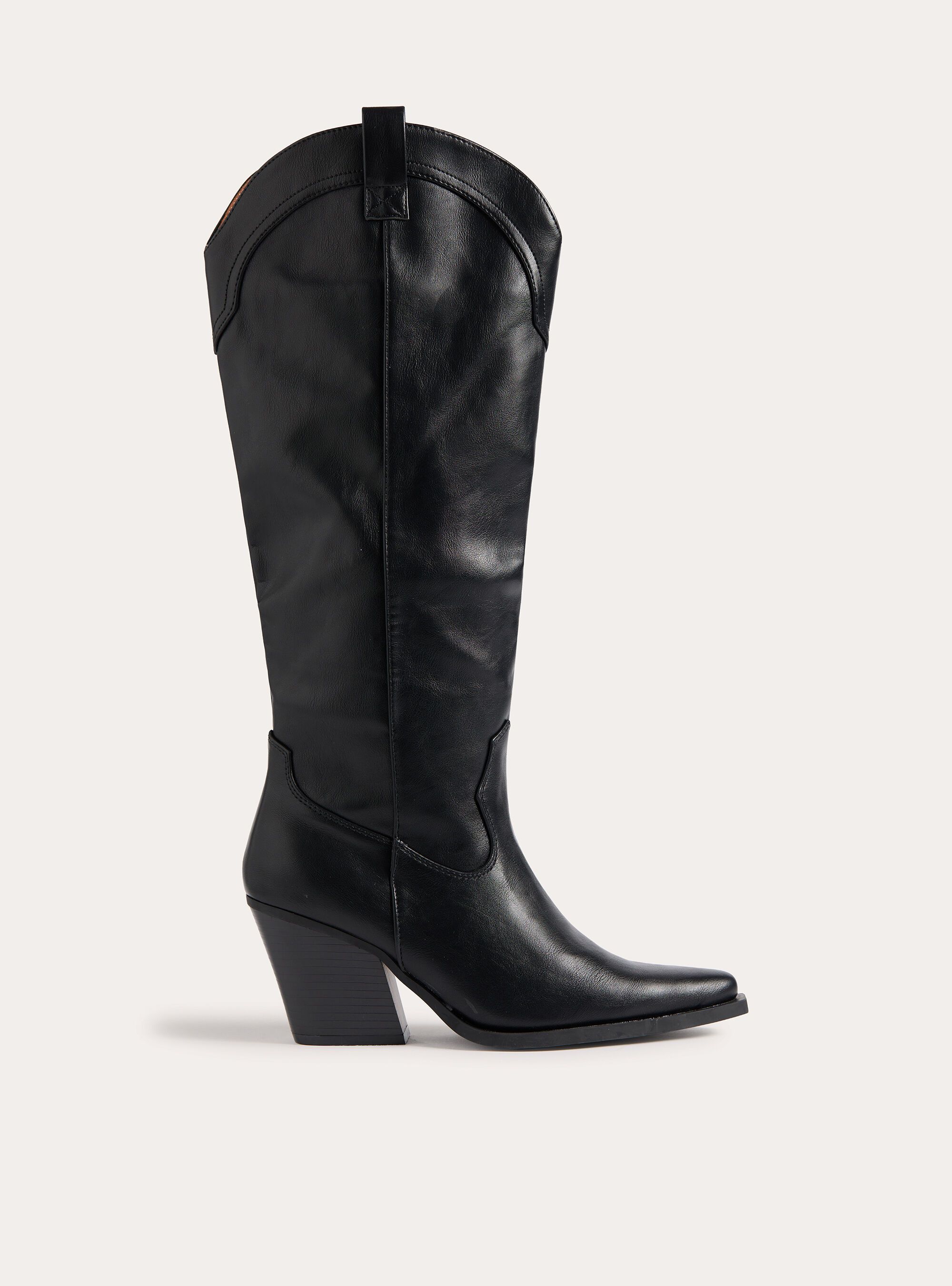 Stivali camperos alti, BK1 BLACK