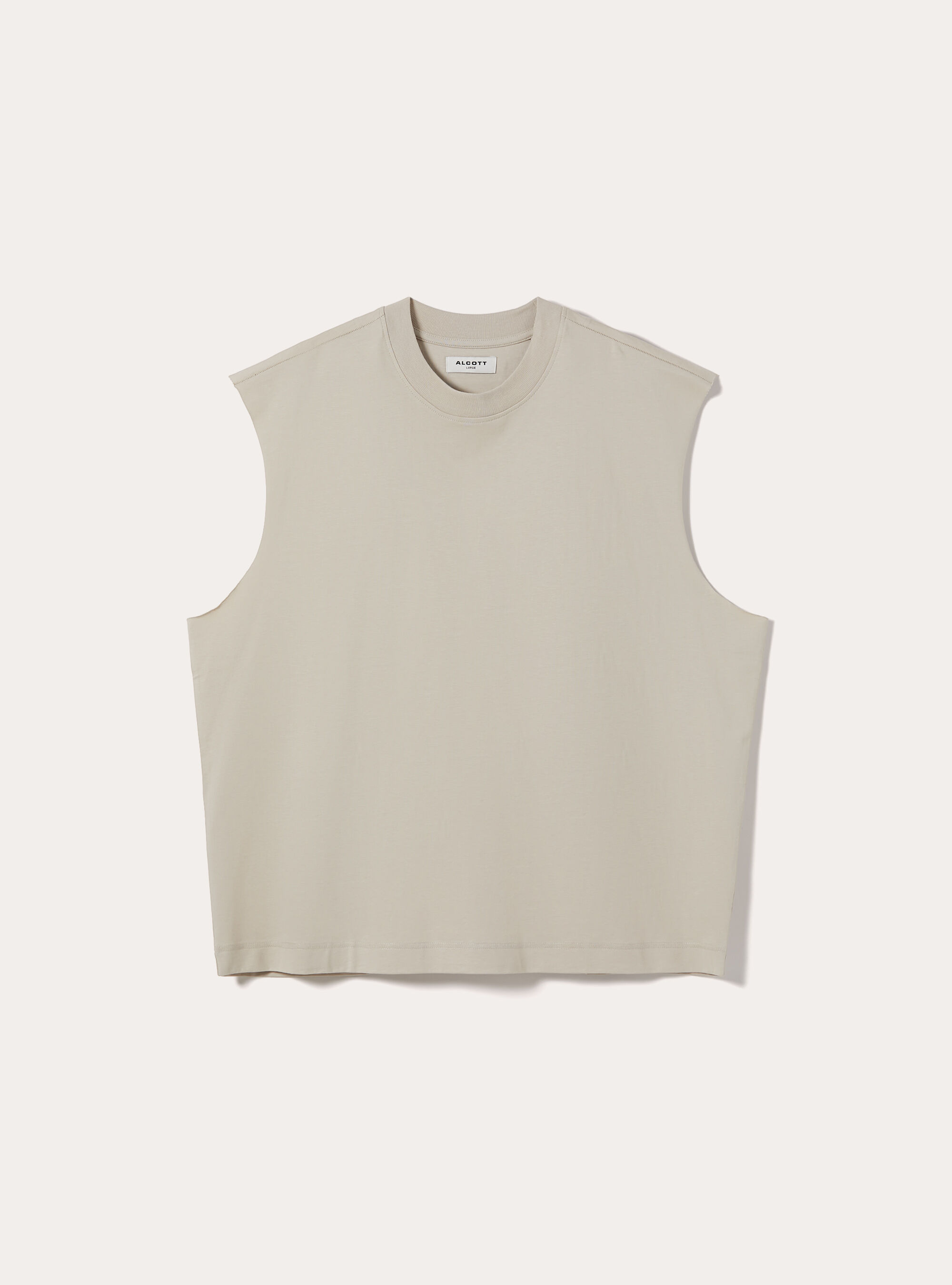 Tanktop in Boxy-Fit, BG3 BEIGE LIGHT