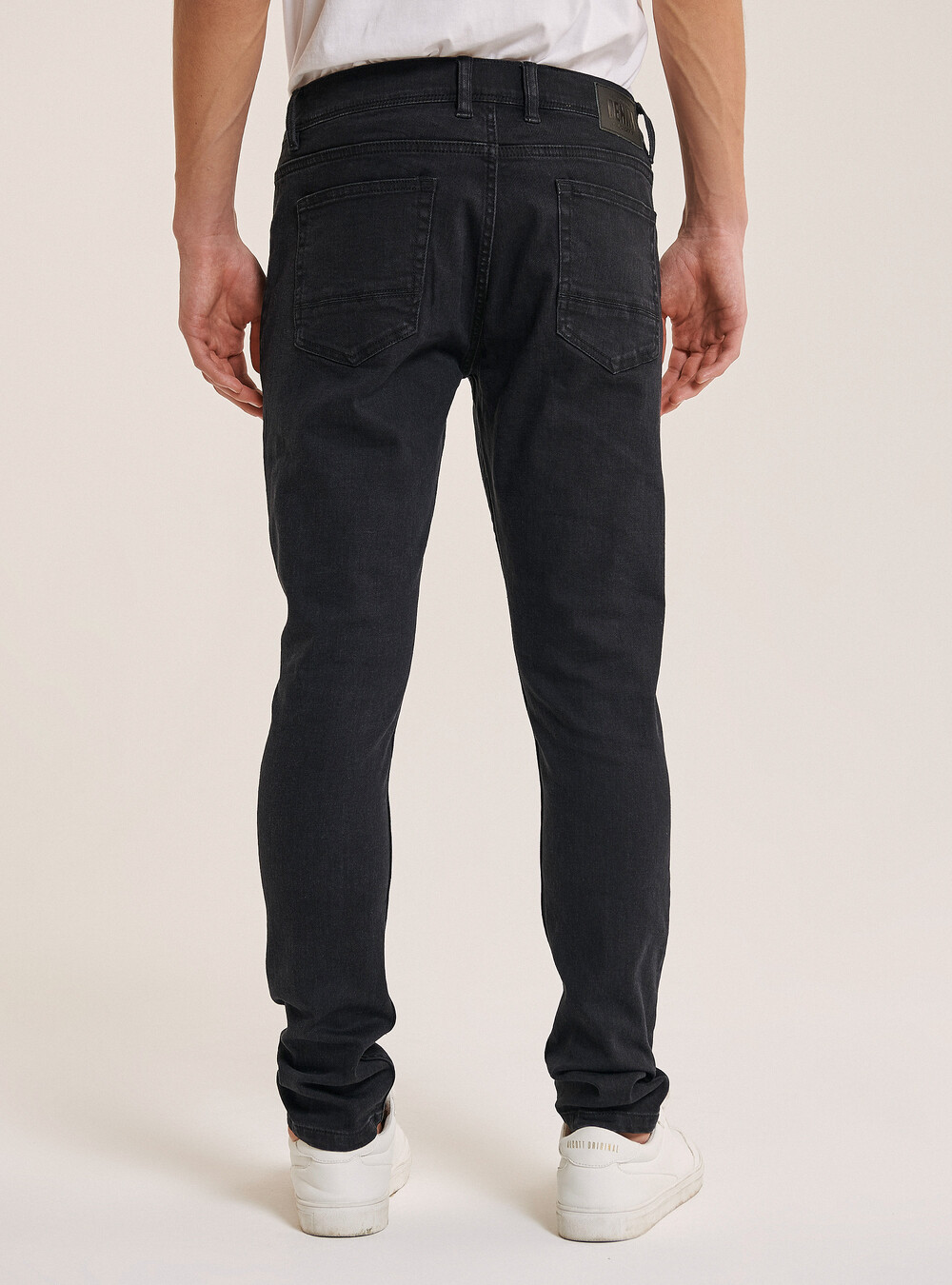 Pantaloni Skinny Jeans Neri Super Skinny Uomo Jeans Skinny