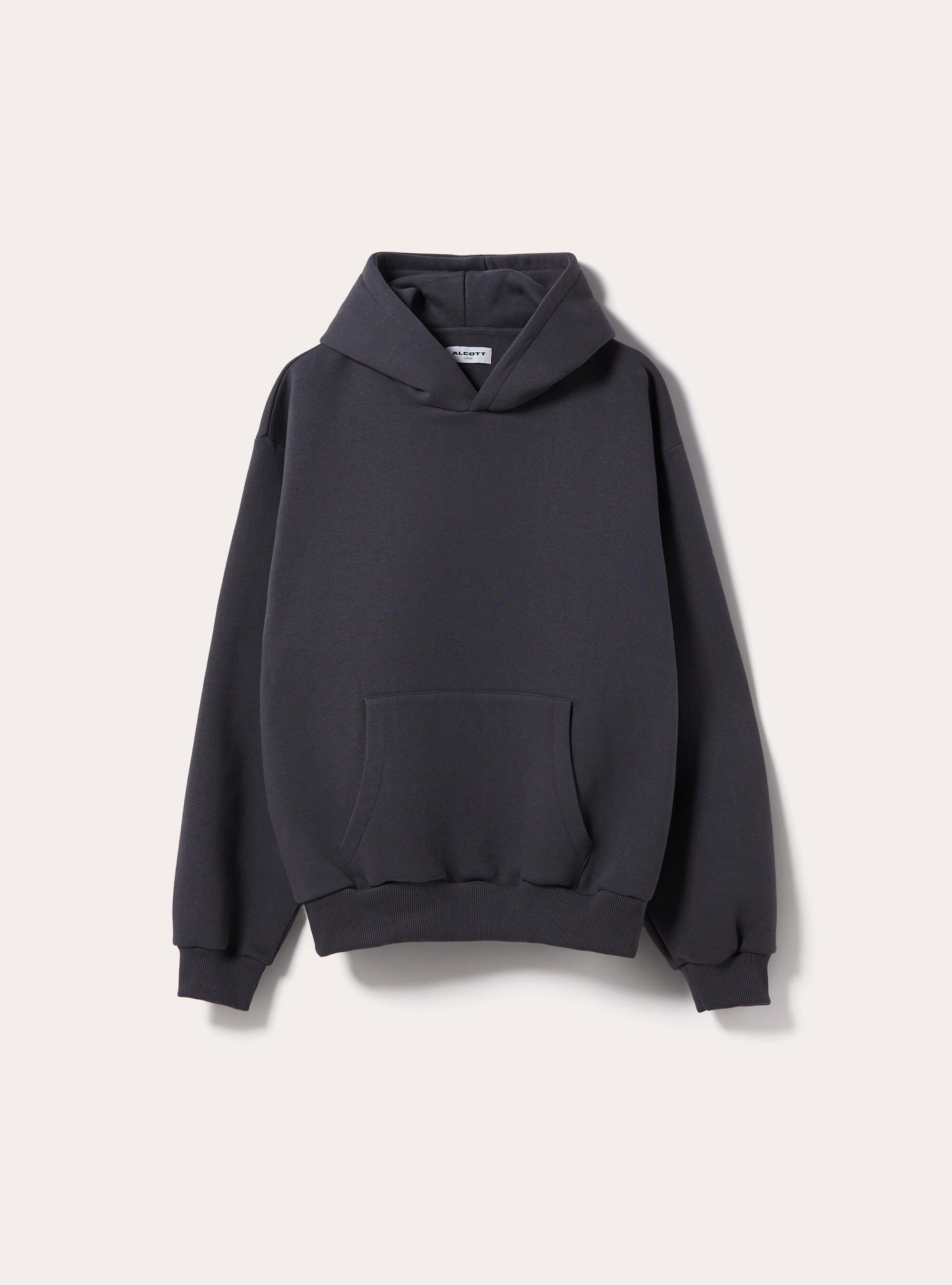 Sudadera con capucha Boxy Fit, GY1 GREY DARK