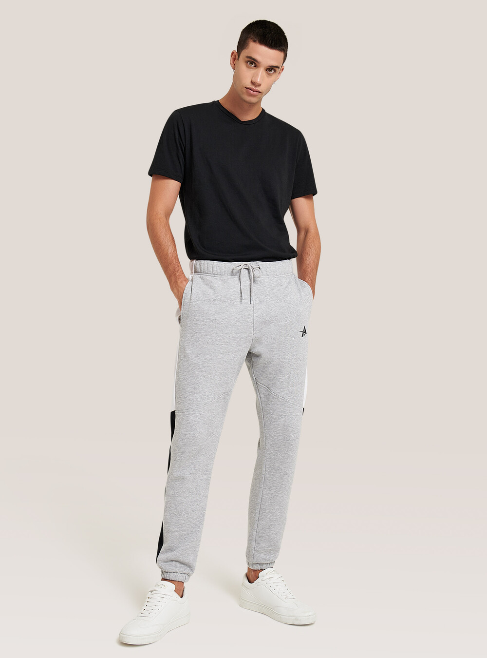 Pantaloni in felpa con stampa - Main Image