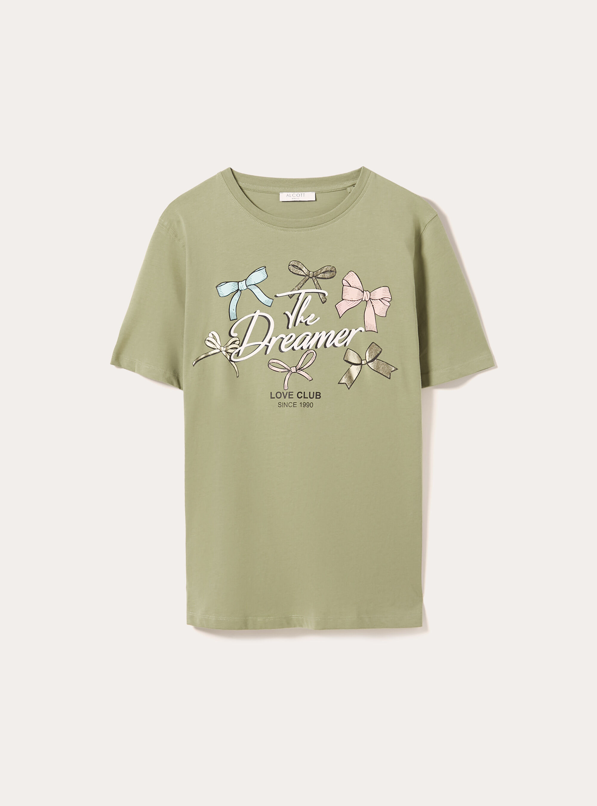 T-shirt with metallic print, KY2 KAKY MEDIUM