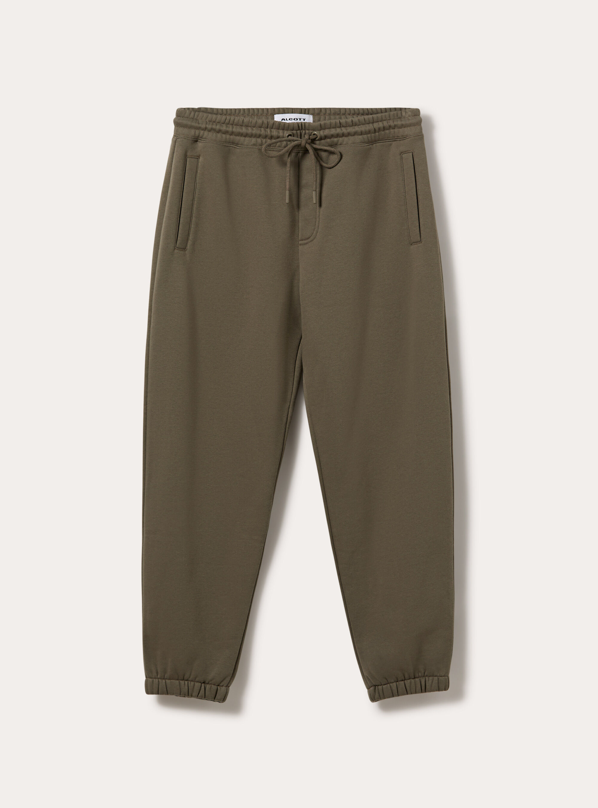 Jogger basico con coulisse ed elastico in vita, KY2 KAKY MEDIUM