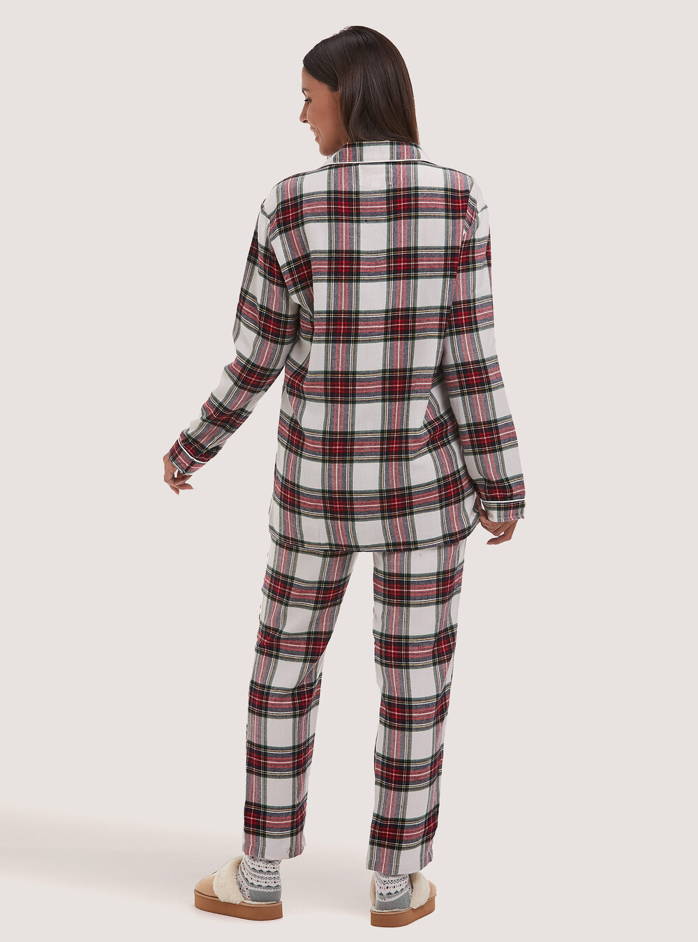 Pigiama Icona Flanella Tartan Ragazzo/Donna - Del Selletto - Foto 6