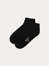Lot de 4 paires de chaussettes unies de base, BK1 BLACK