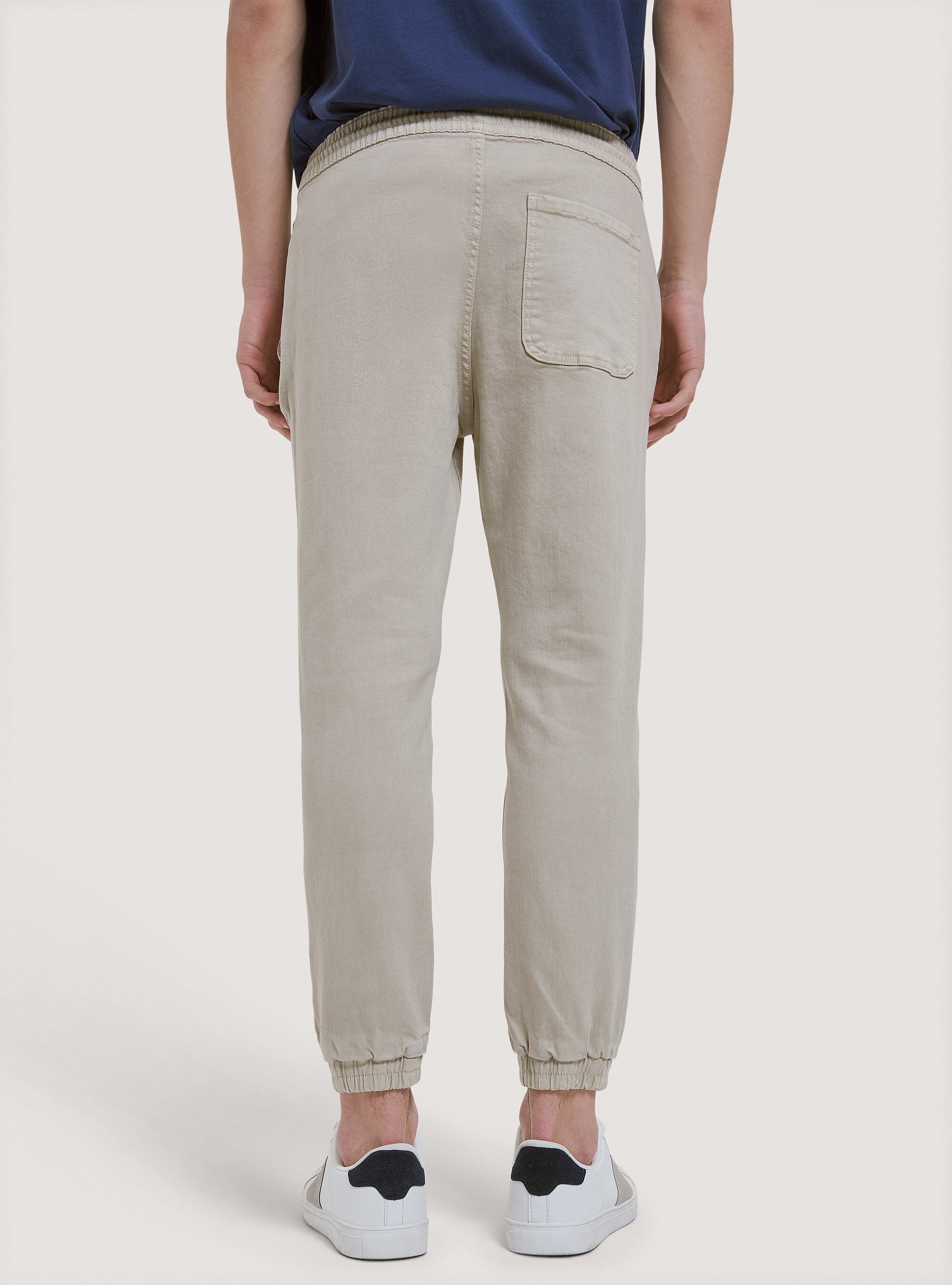 Pantalon de jogging en coton, C141 CREAM