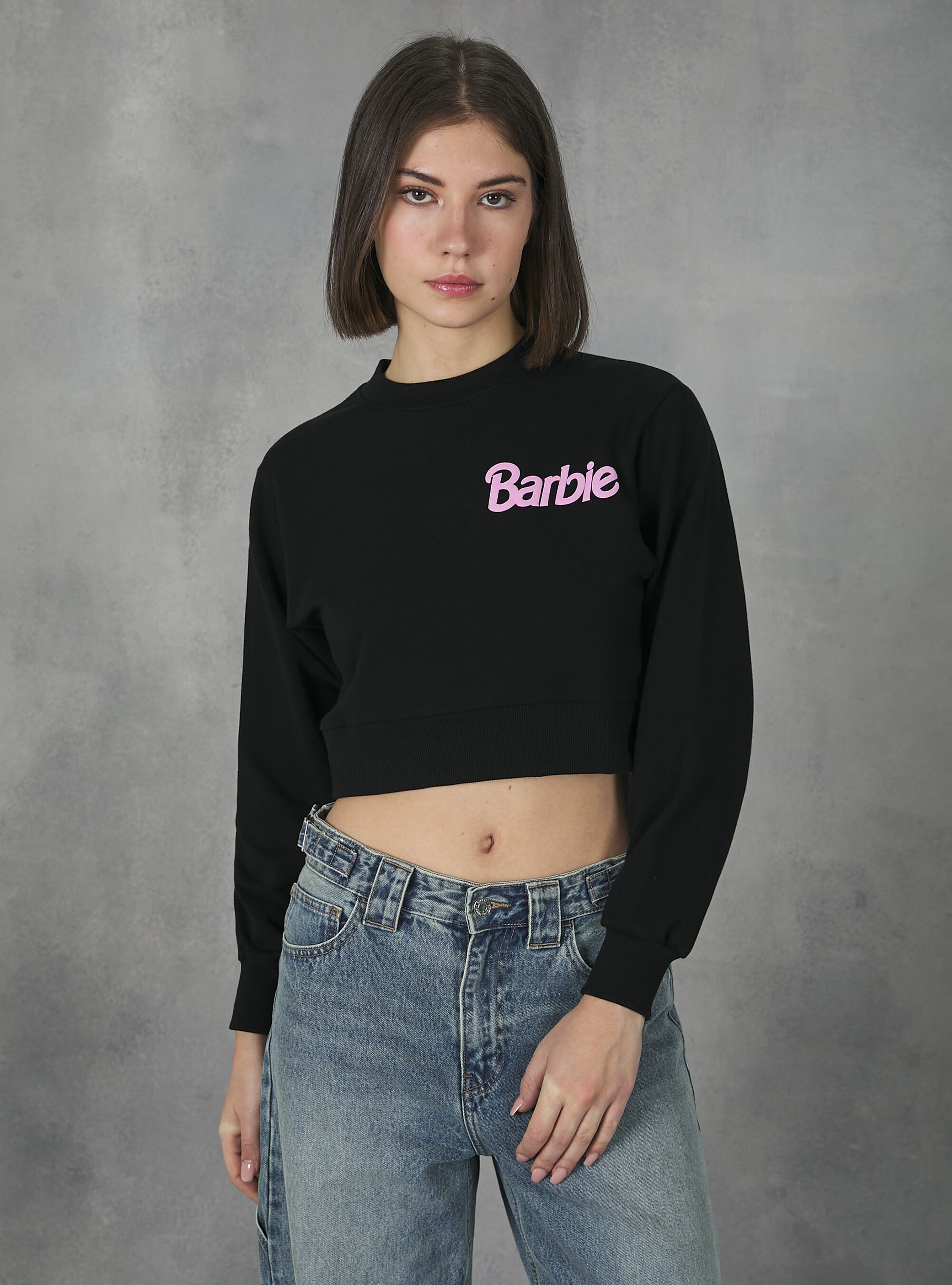 Black barbie hotsell crop top