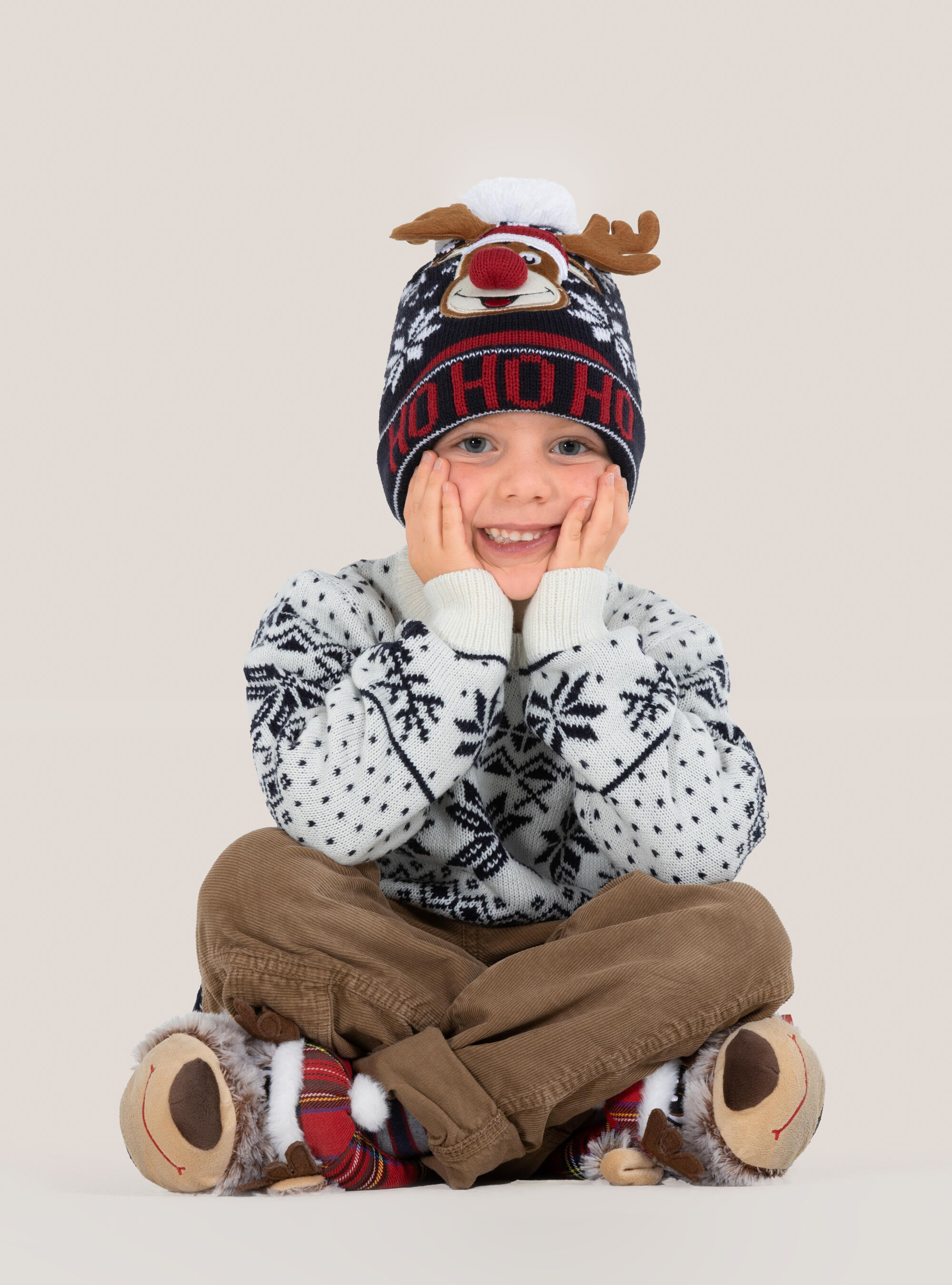 Christmas hat ''mini me'' with reindeer, REIN REINDEER