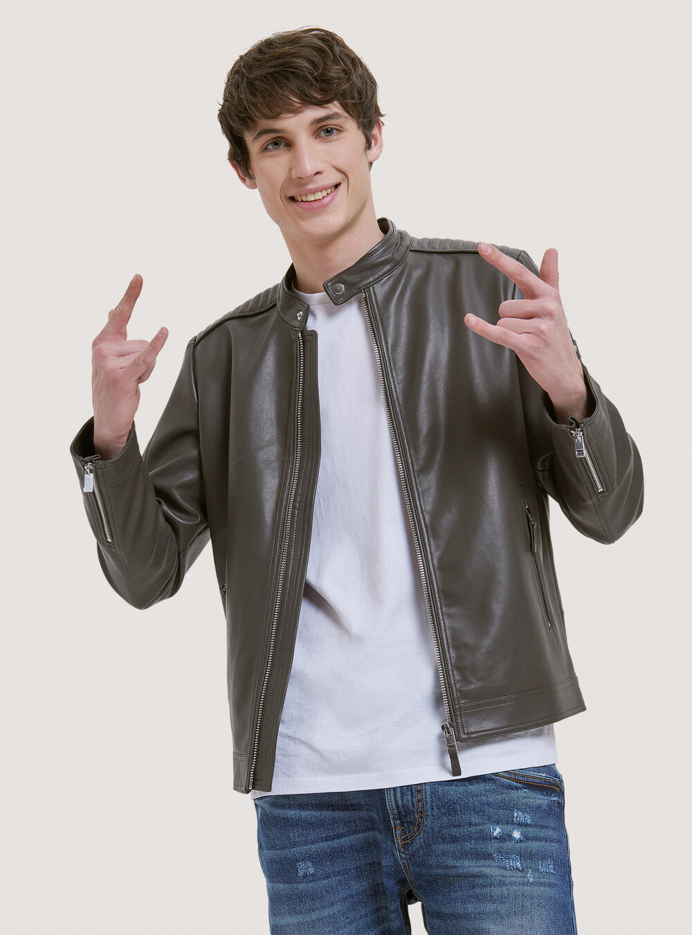 Cappotti Giacca Ecopelle Alcott Giubbotto Leggero Giubbotto